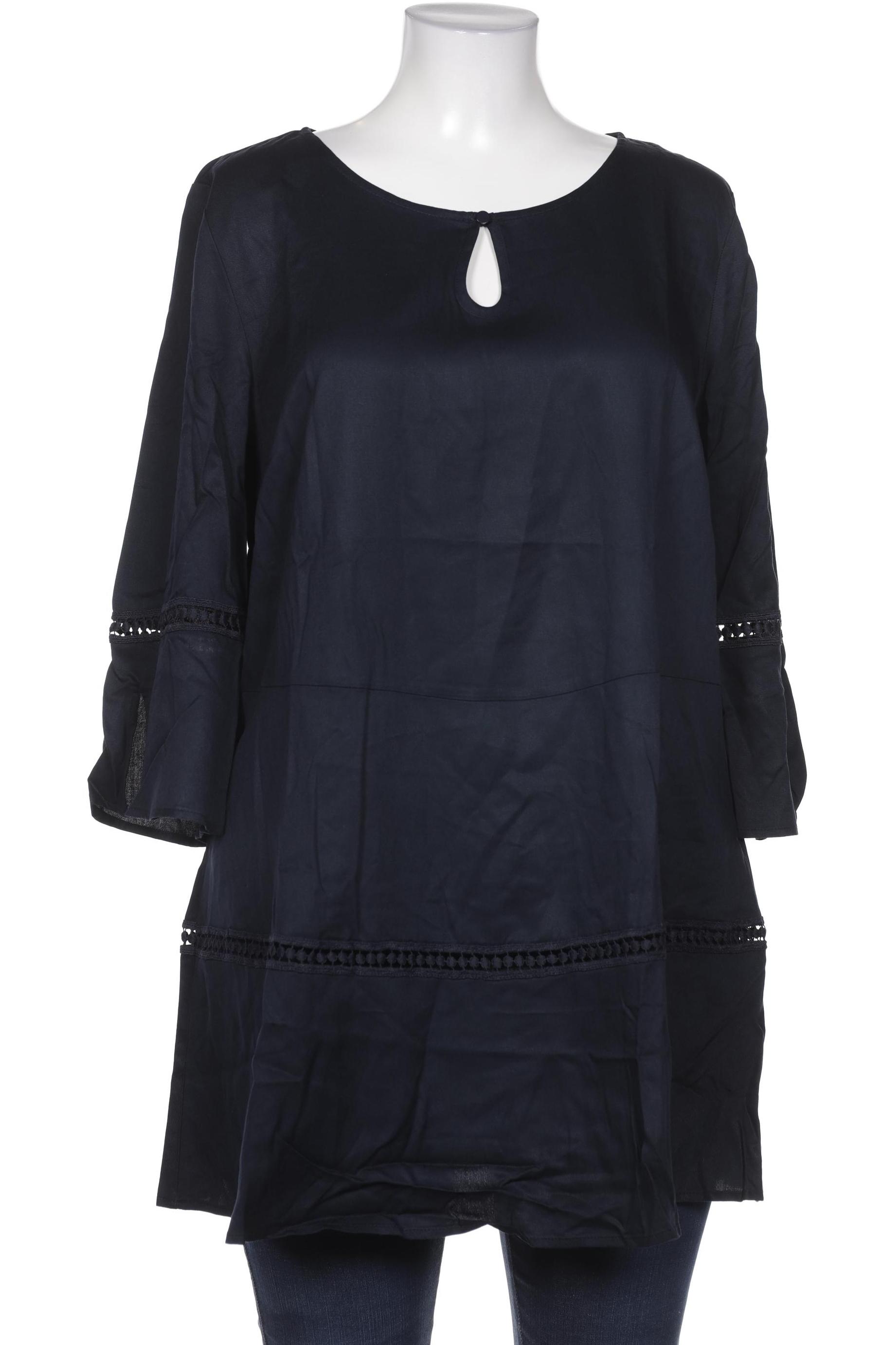 

sheego Damen Bluse, marineblau, Gr. 44