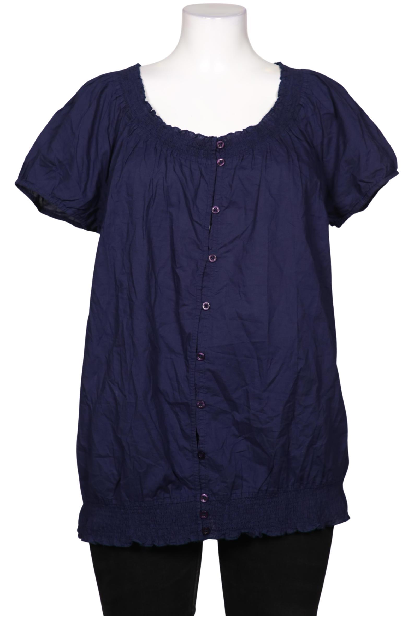 

sheego Damen Bluse, marineblau, Gr. 48