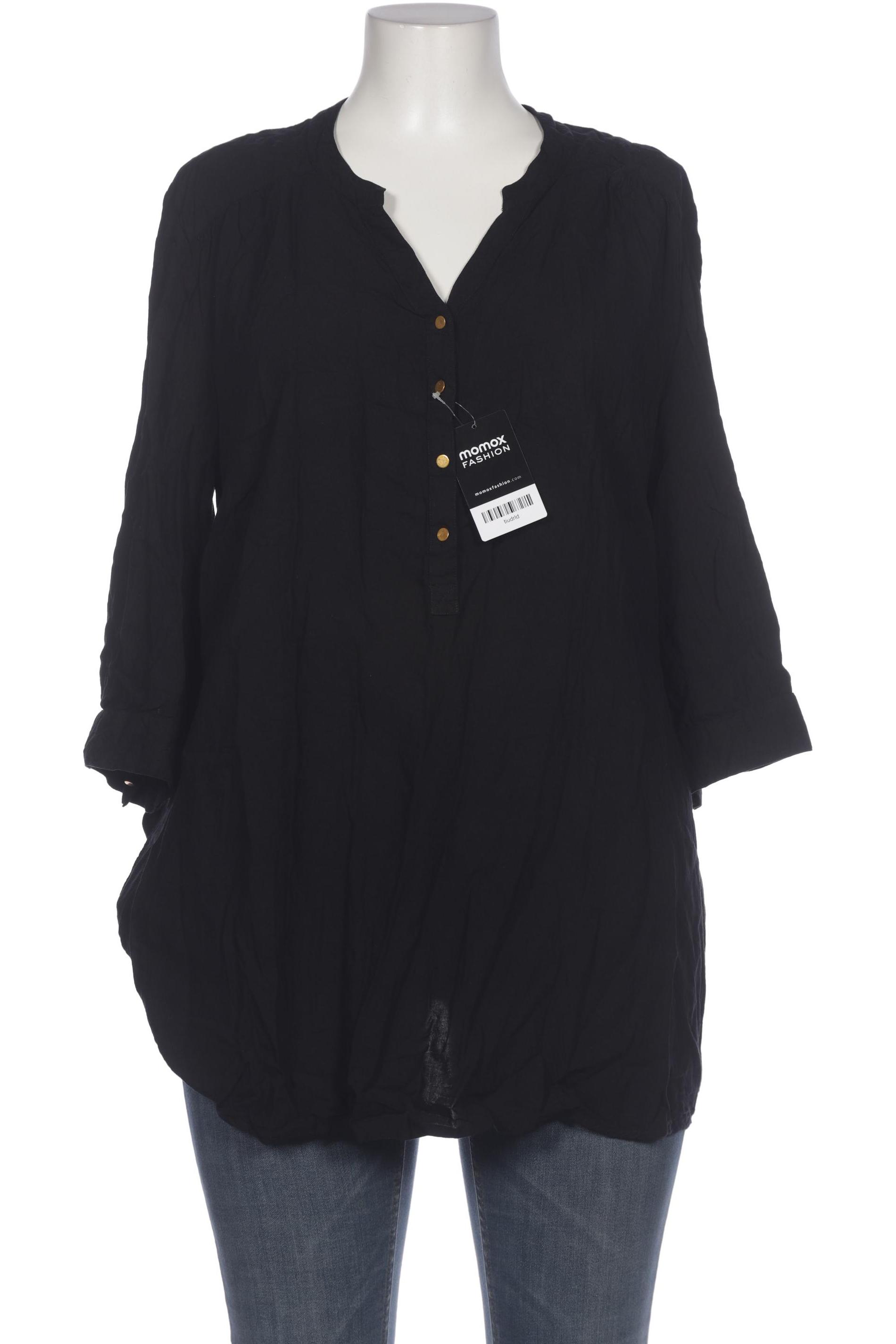 

sheego Damen Bluse, schwarz, Gr. 48