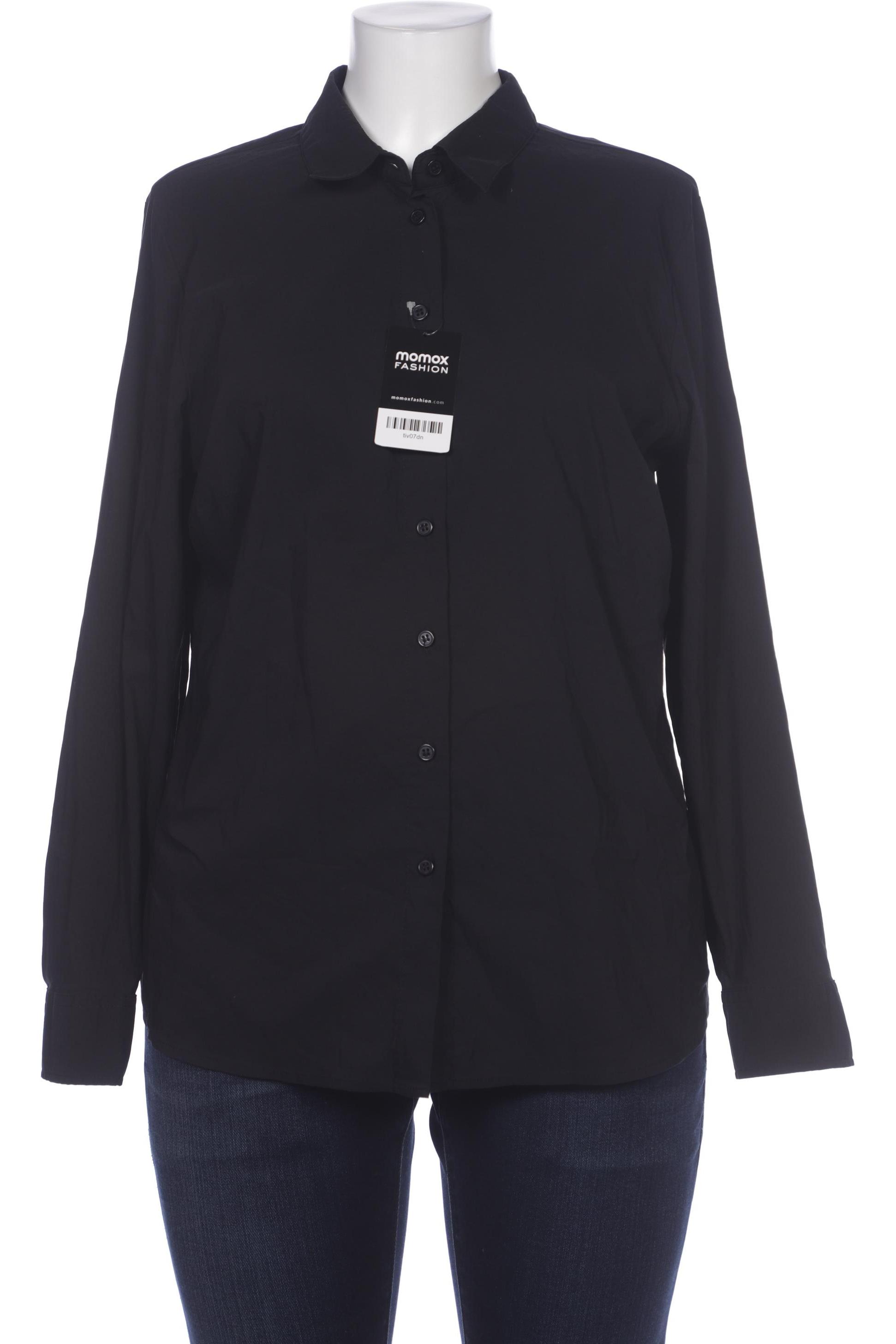 

sheego Damen Bluse, schwarz, Gr. 44