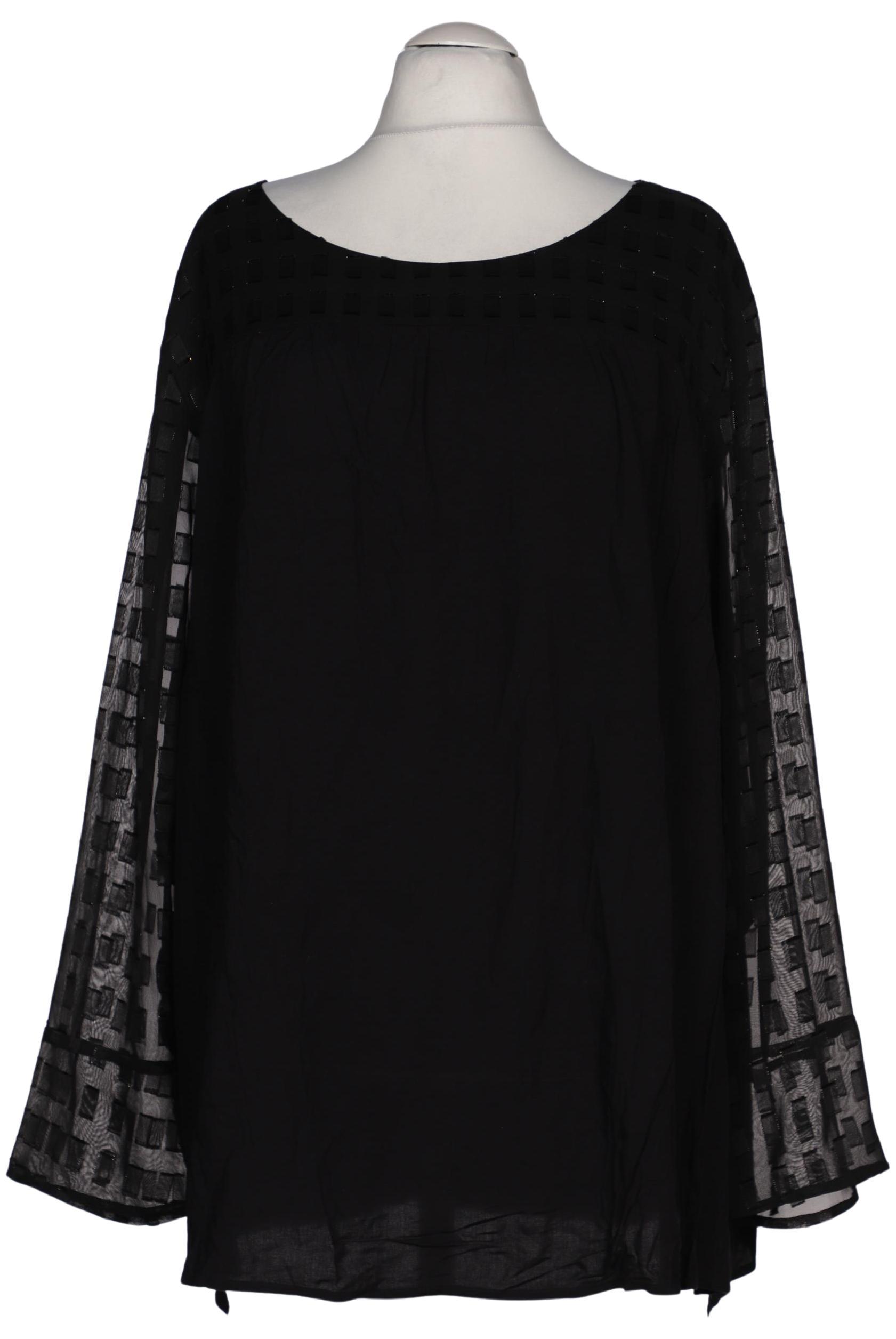 

sheego Damen Bluse, schwarz, Gr. 56