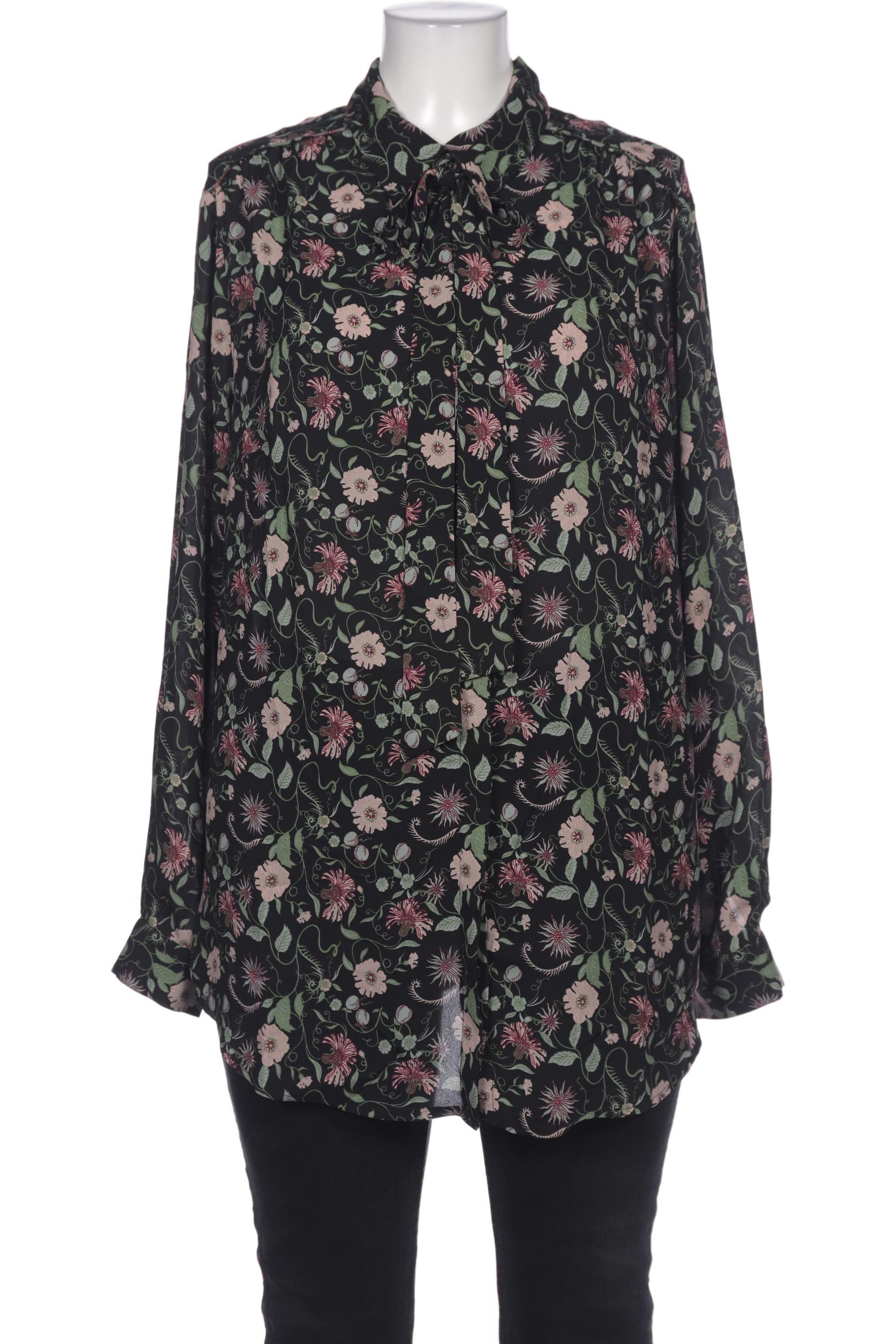 

sheego Damen Bluse, schwarz, Gr. 46
