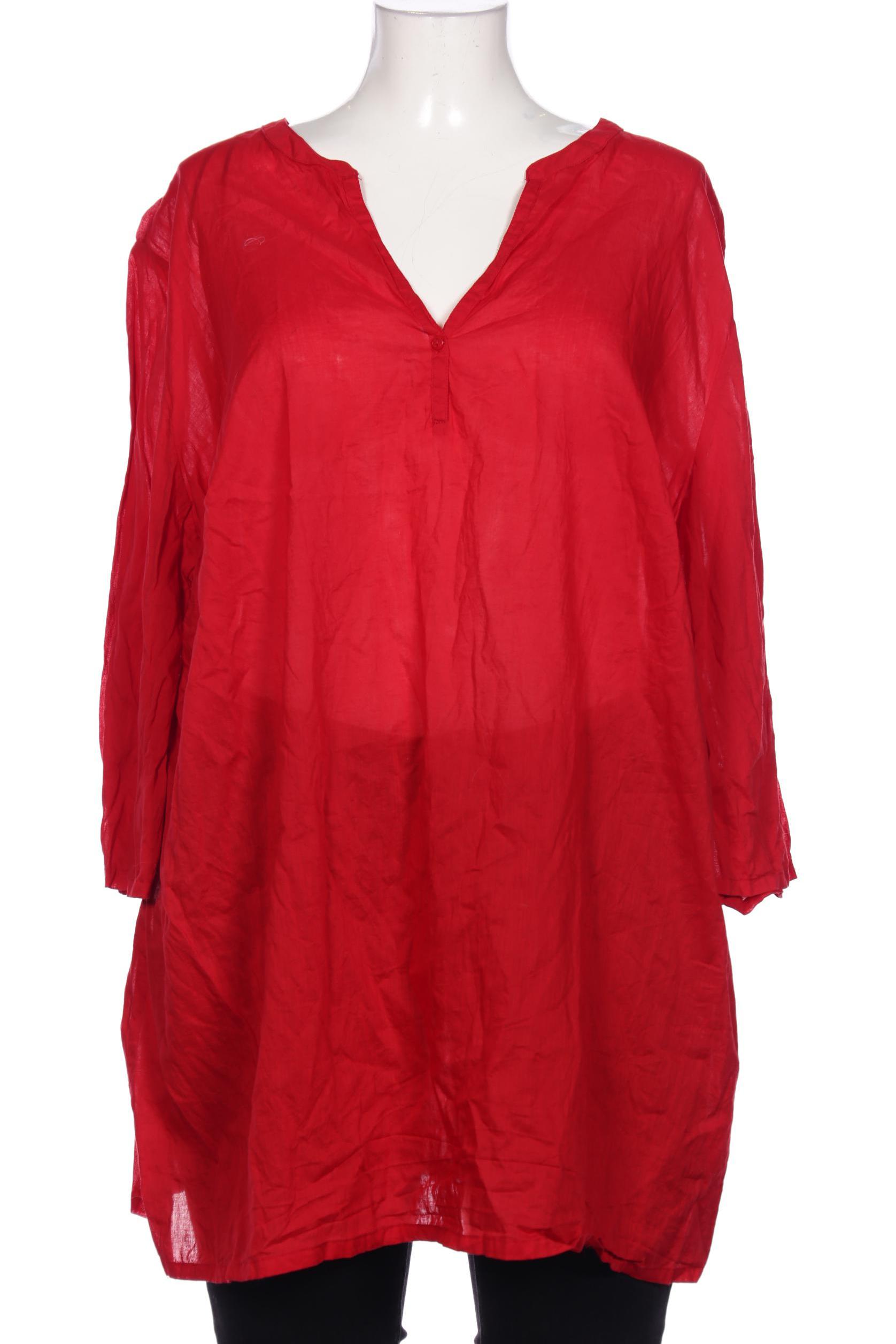 

sheego Damen Bluse, rot, Gr. 52