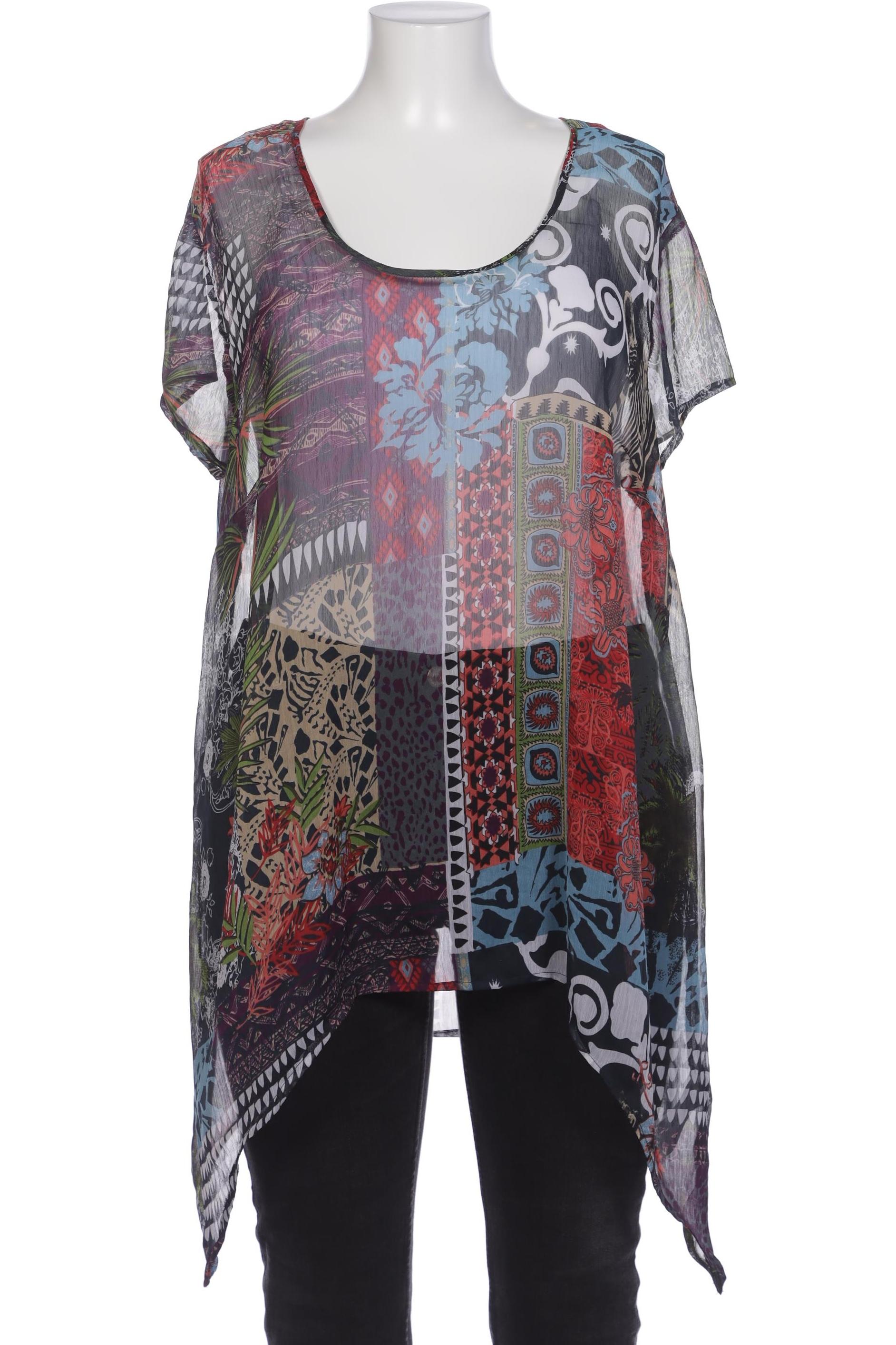 

sheego Damen Bluse, mehrfarbig, Gr. 46