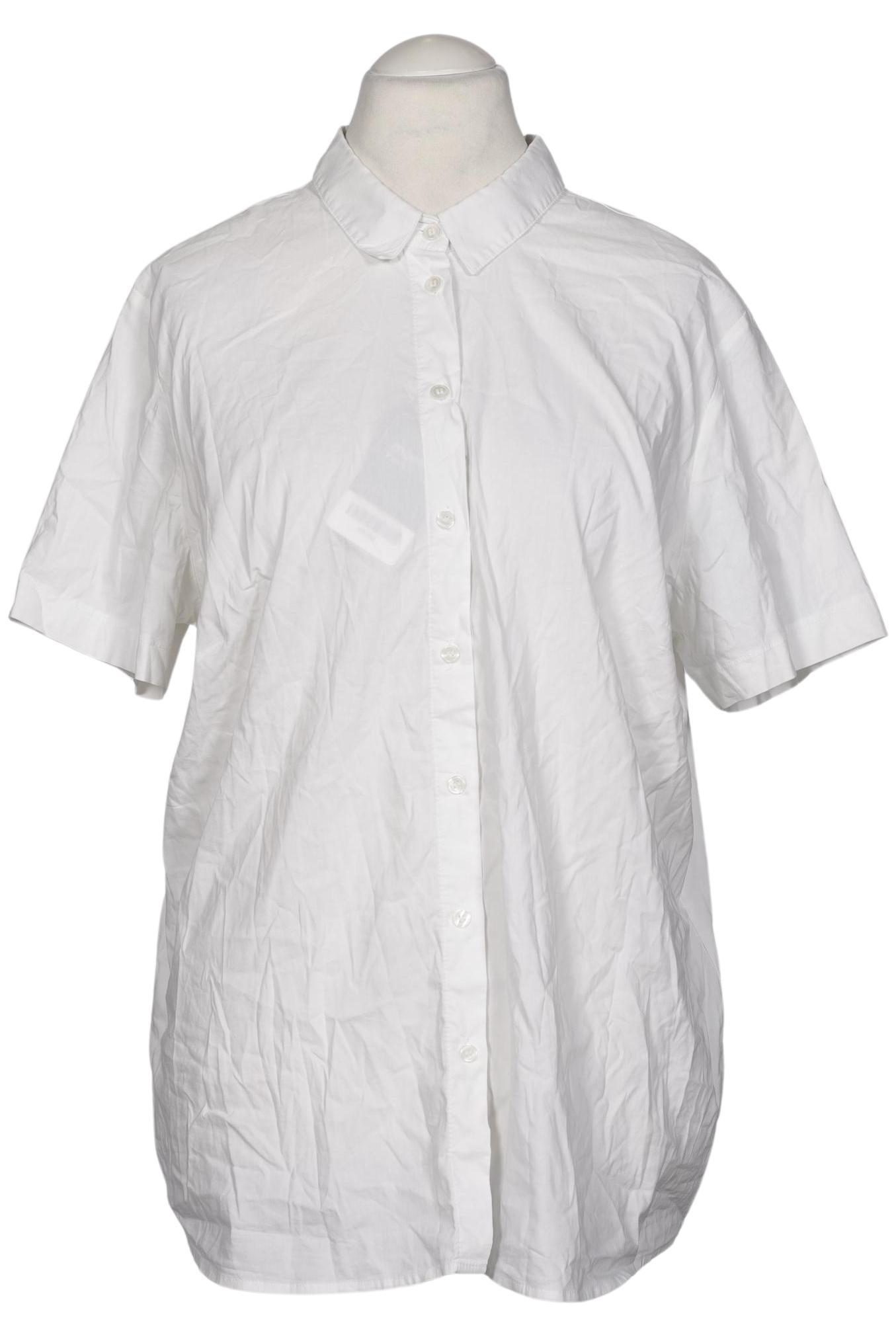 

sheego Damen Bluse, weiß, Gr. 48