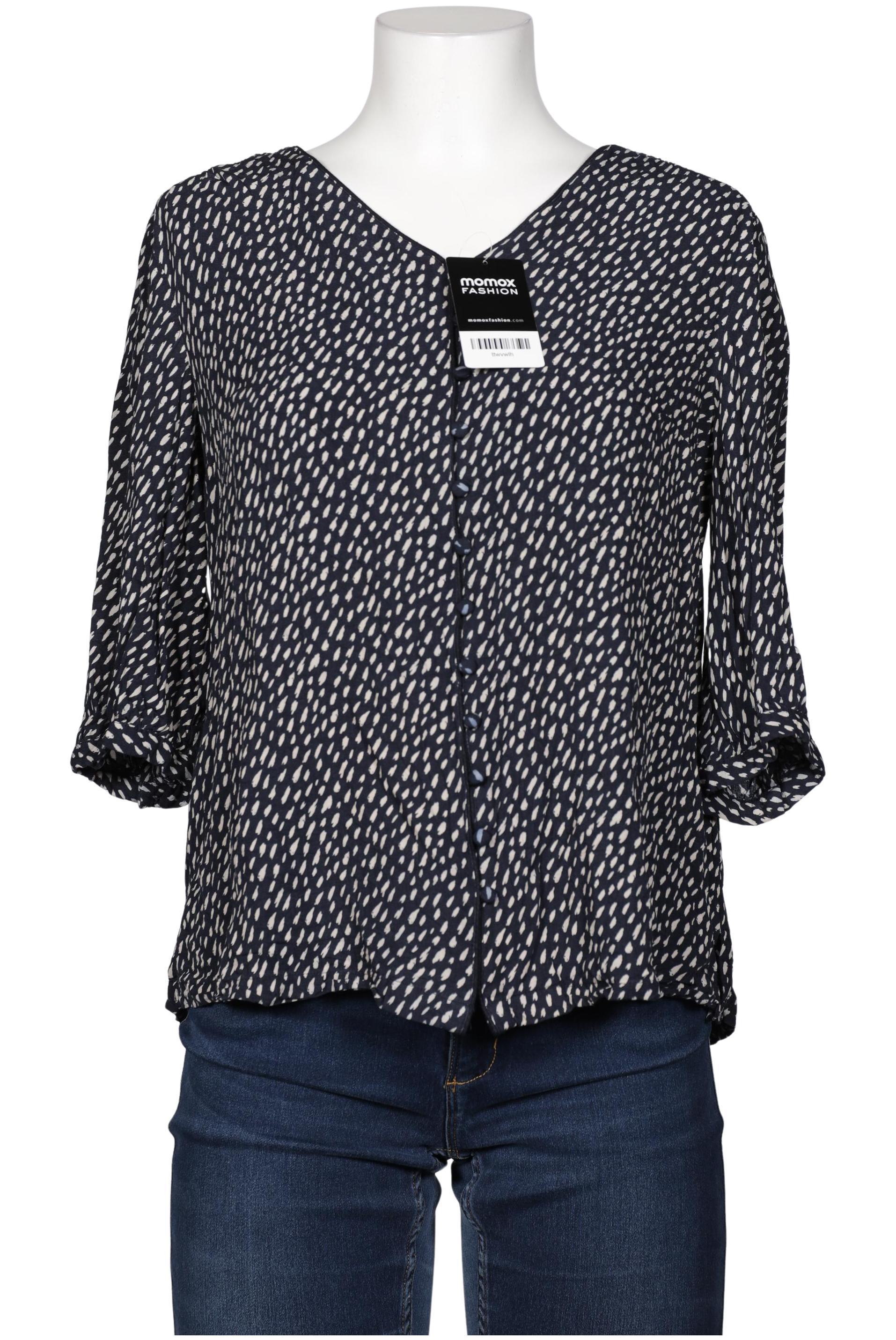 

sheego Damen Bluse, marineblau, Gr. 21