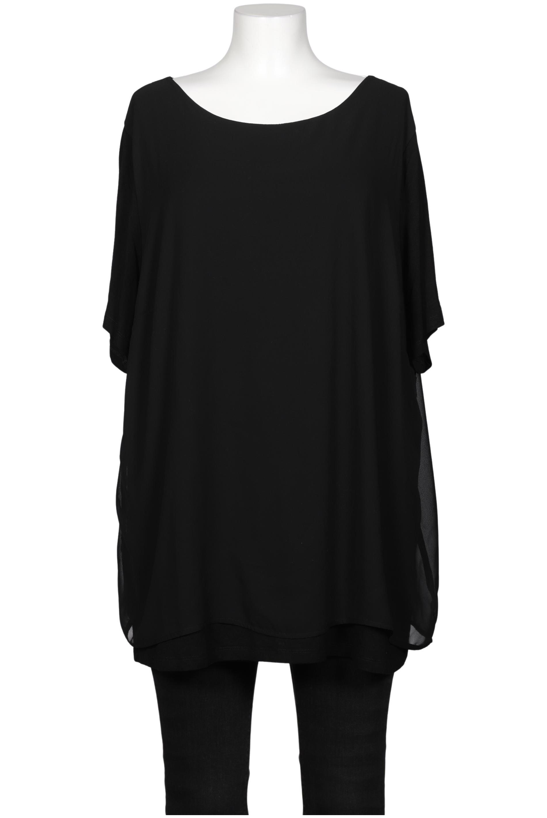 

sheego Damen Bluse, schwarz, Gr. 52