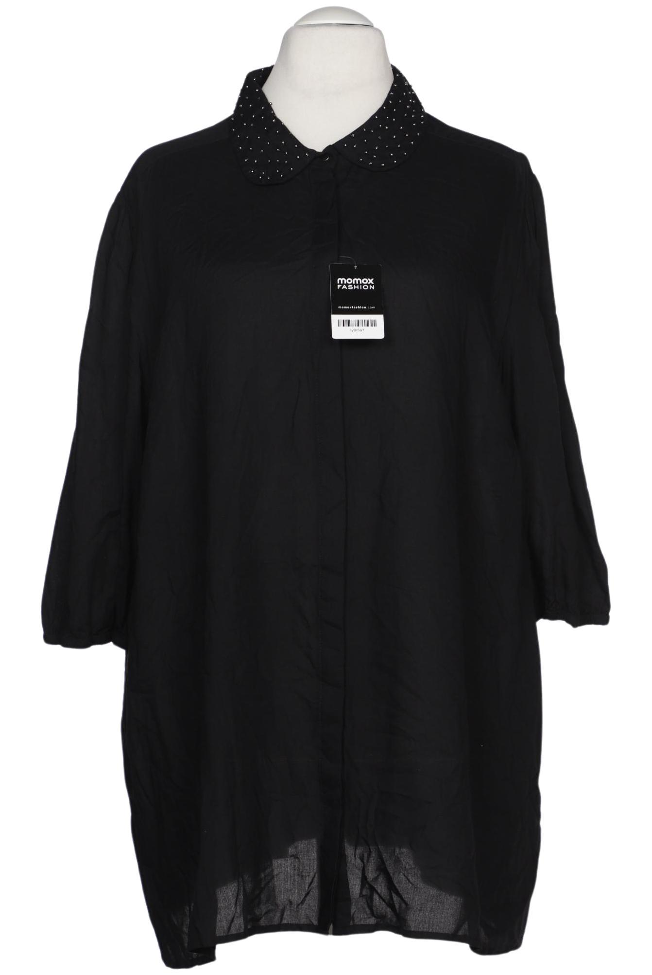 

sheego Damen Bluse, schwarz, Gr. 54