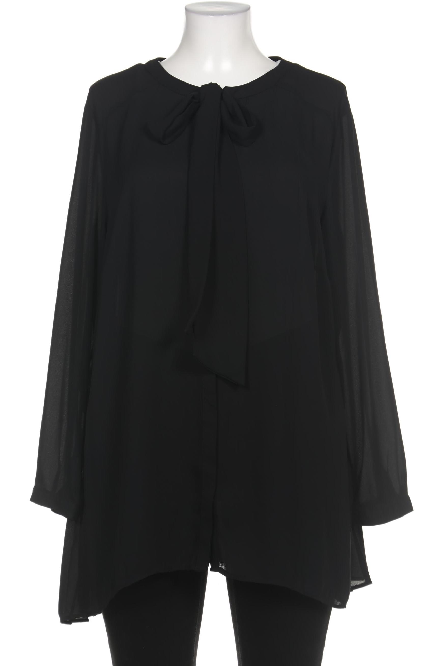 

sheego Damen Bluse, schwarz, Gr. 46