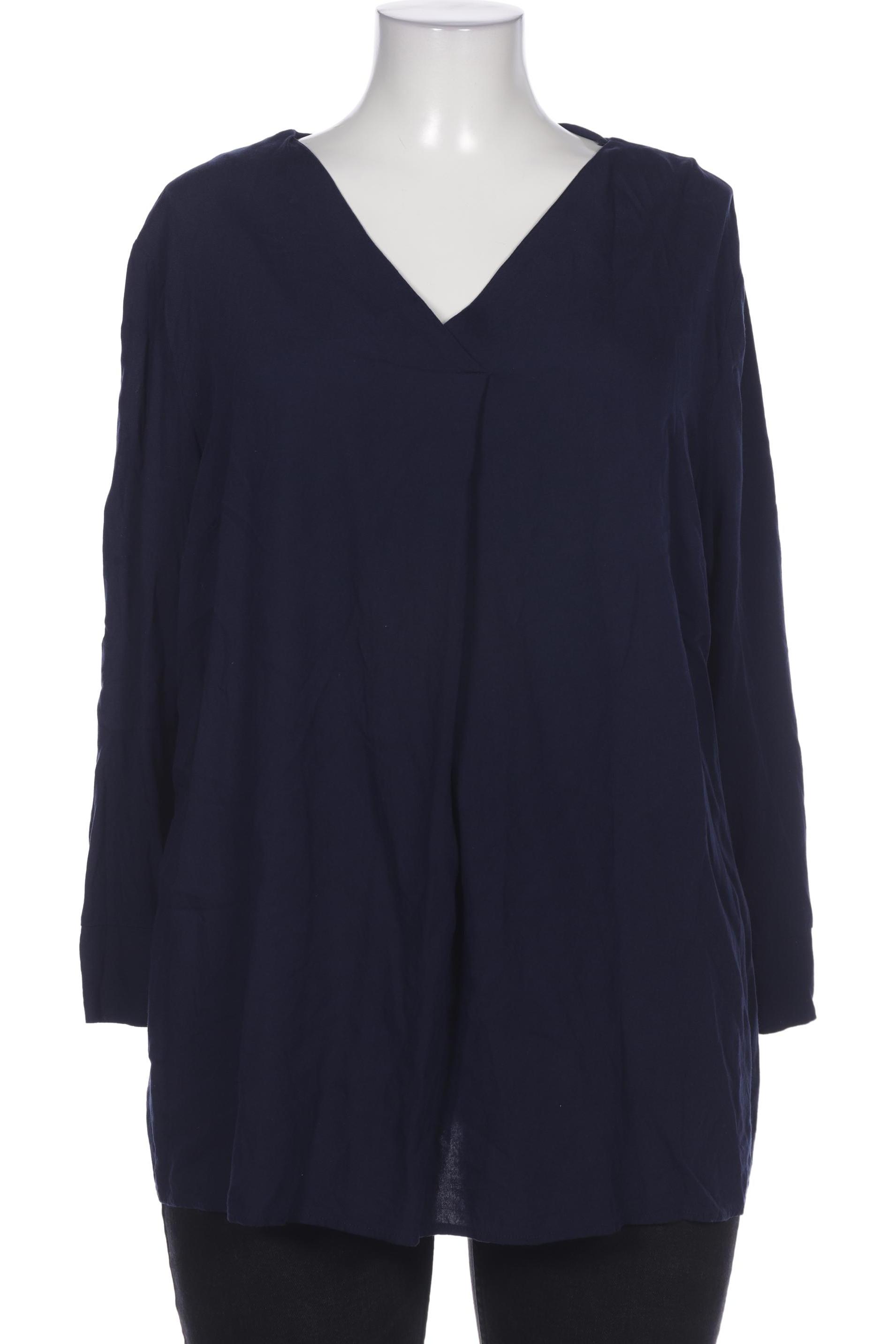 

sheego Damen Bluse, marineblau, Gr. 48