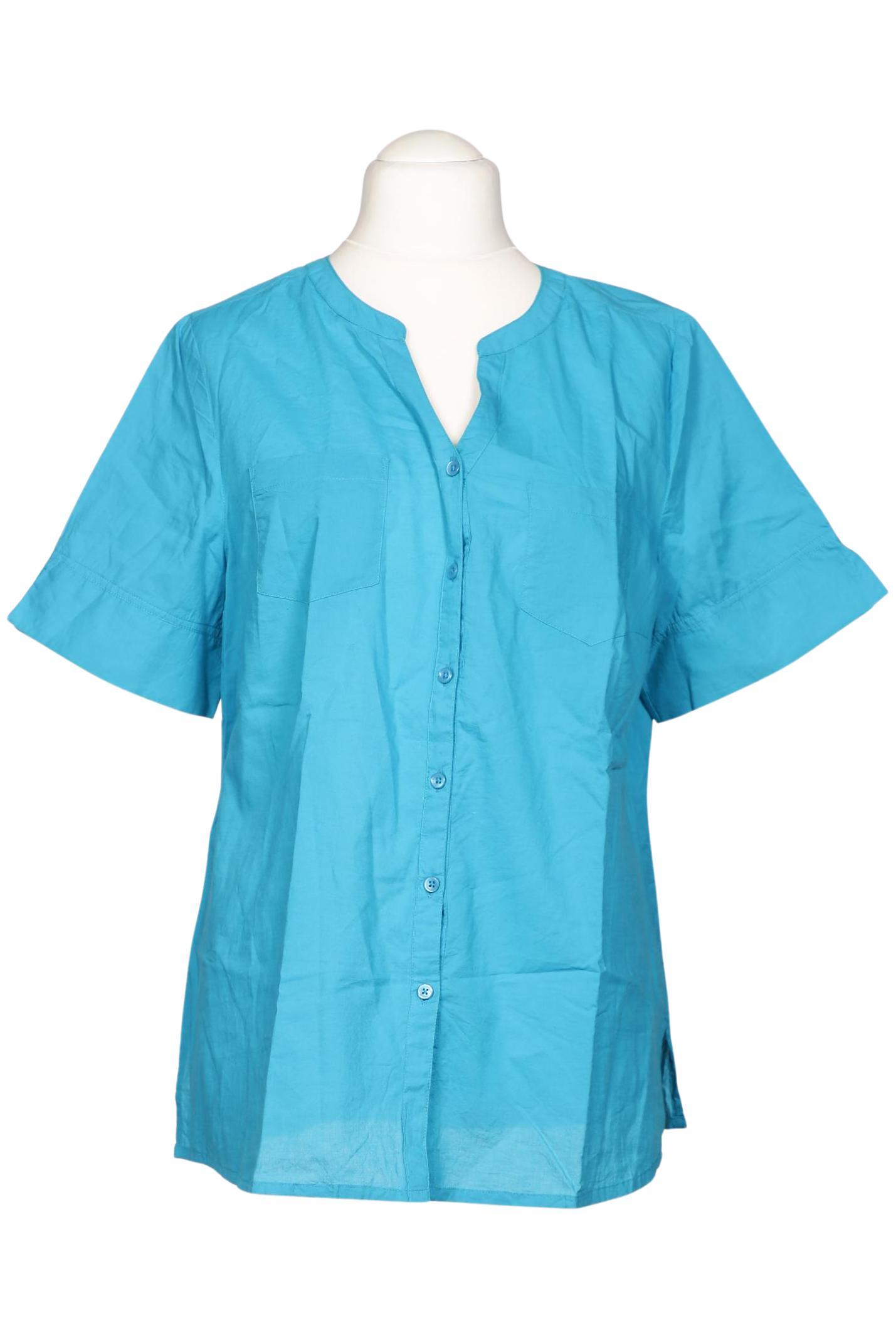 

sheego Damen Bluse, türkis, Gr. 44