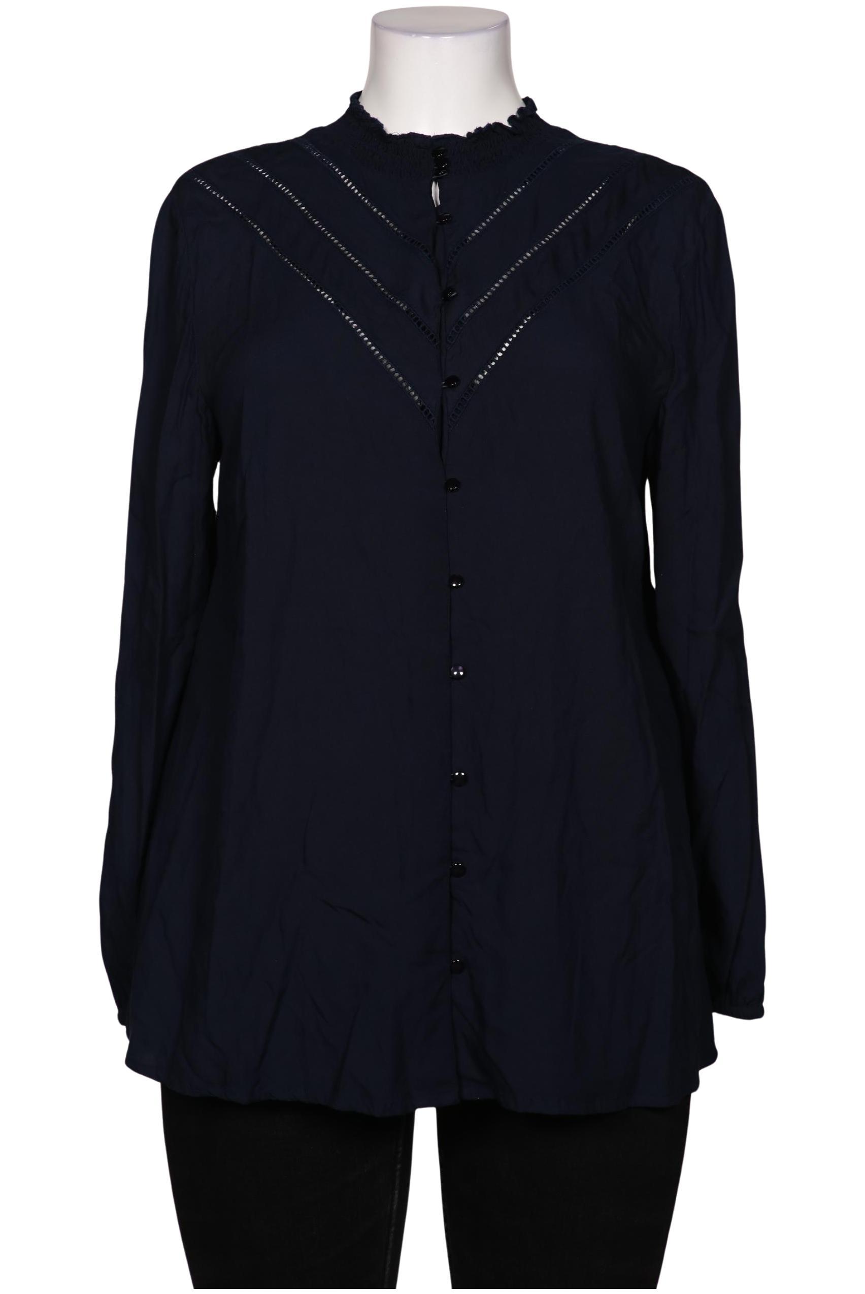 

sheego Damen Bluse, marineblau, Gr. 44