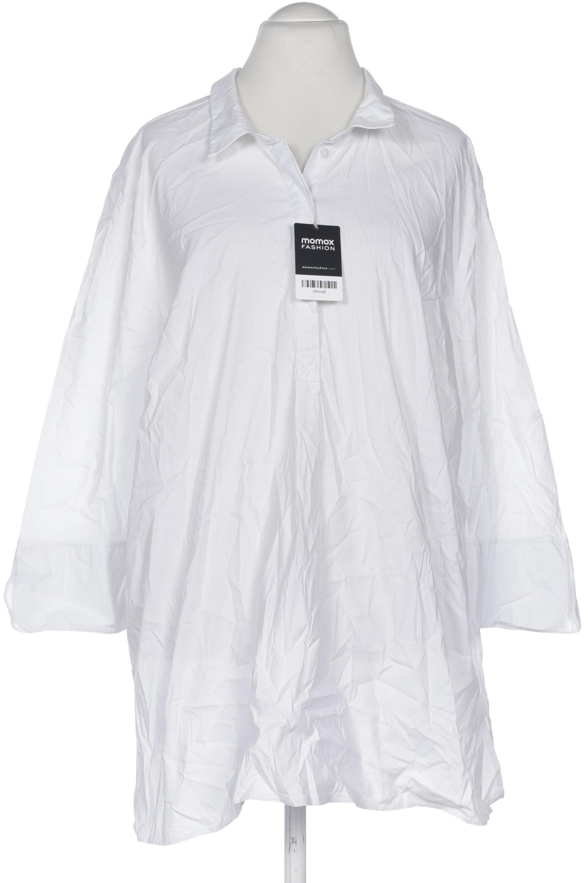 

sheego Damen Bluse, weiß, Gr. 56