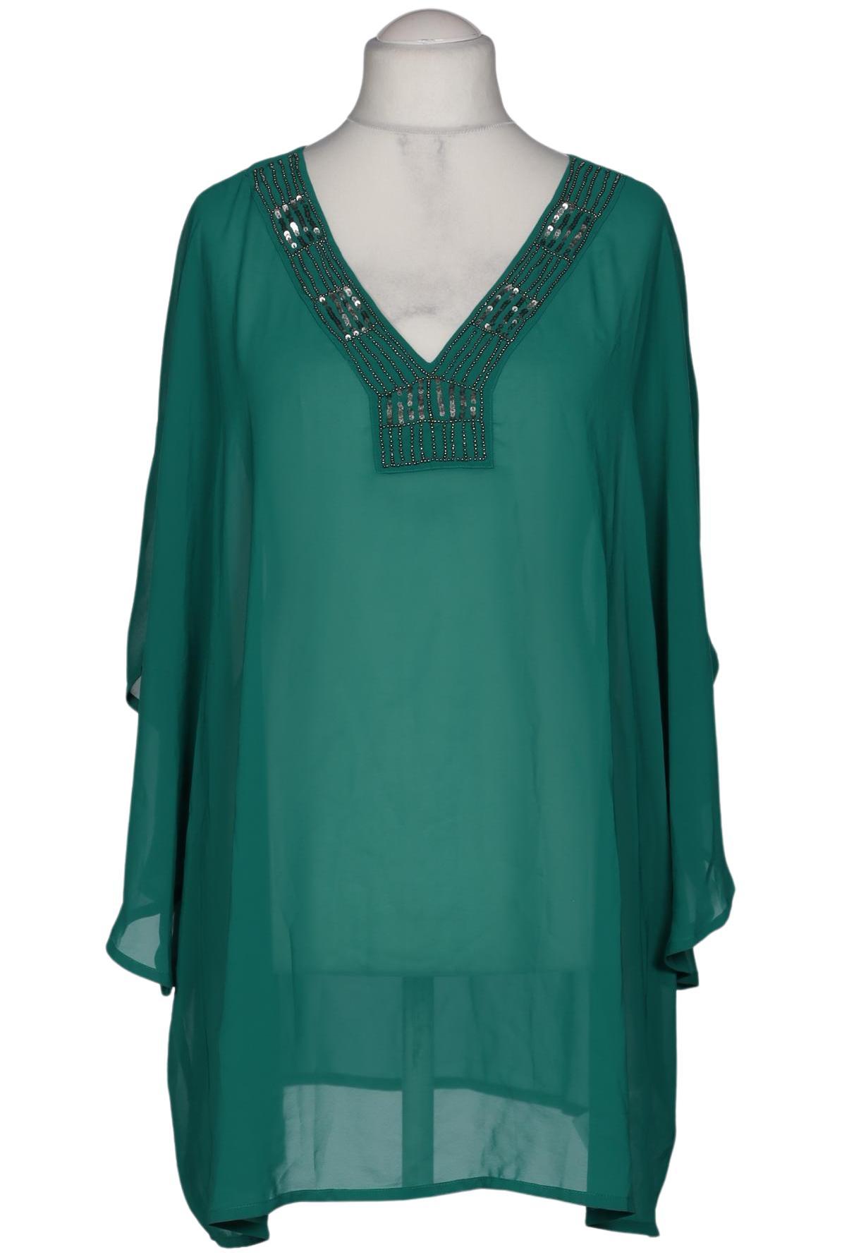 

sheego Damen Bluse, grün, Gr. 58