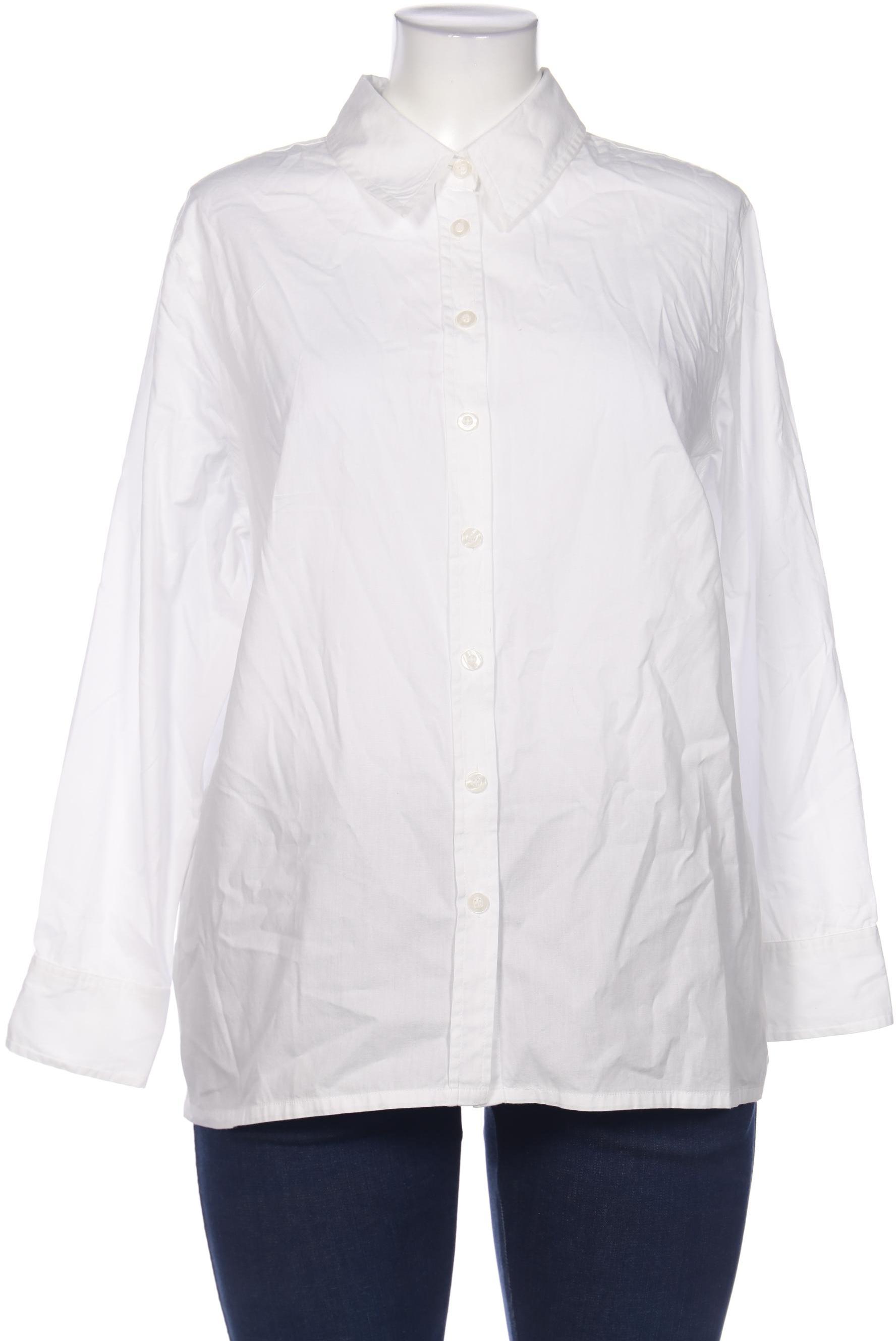 

sheego Damen Bluse, weiß, Gr. 44