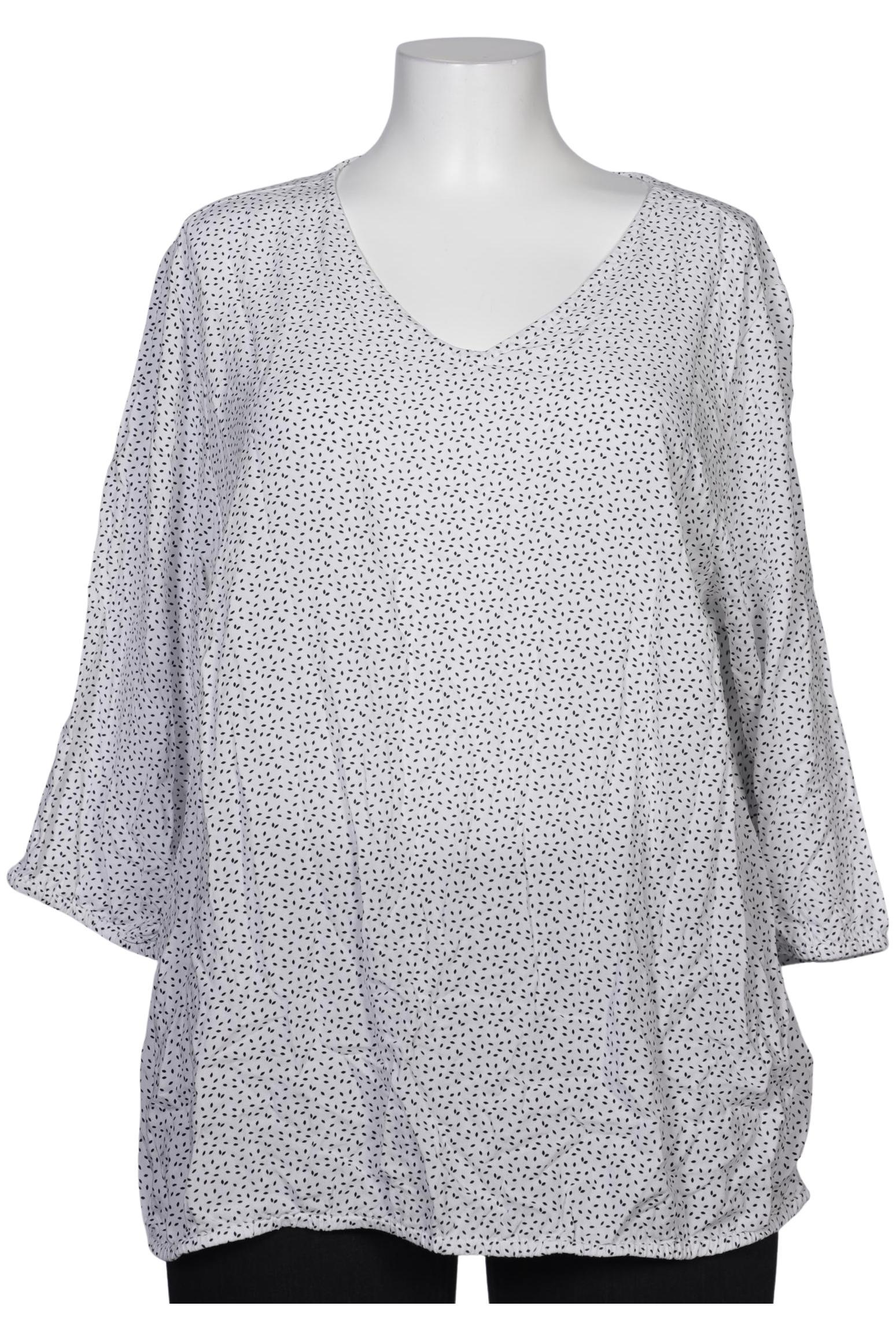 

sheego Damen Bluse, weiß, Gr. 50