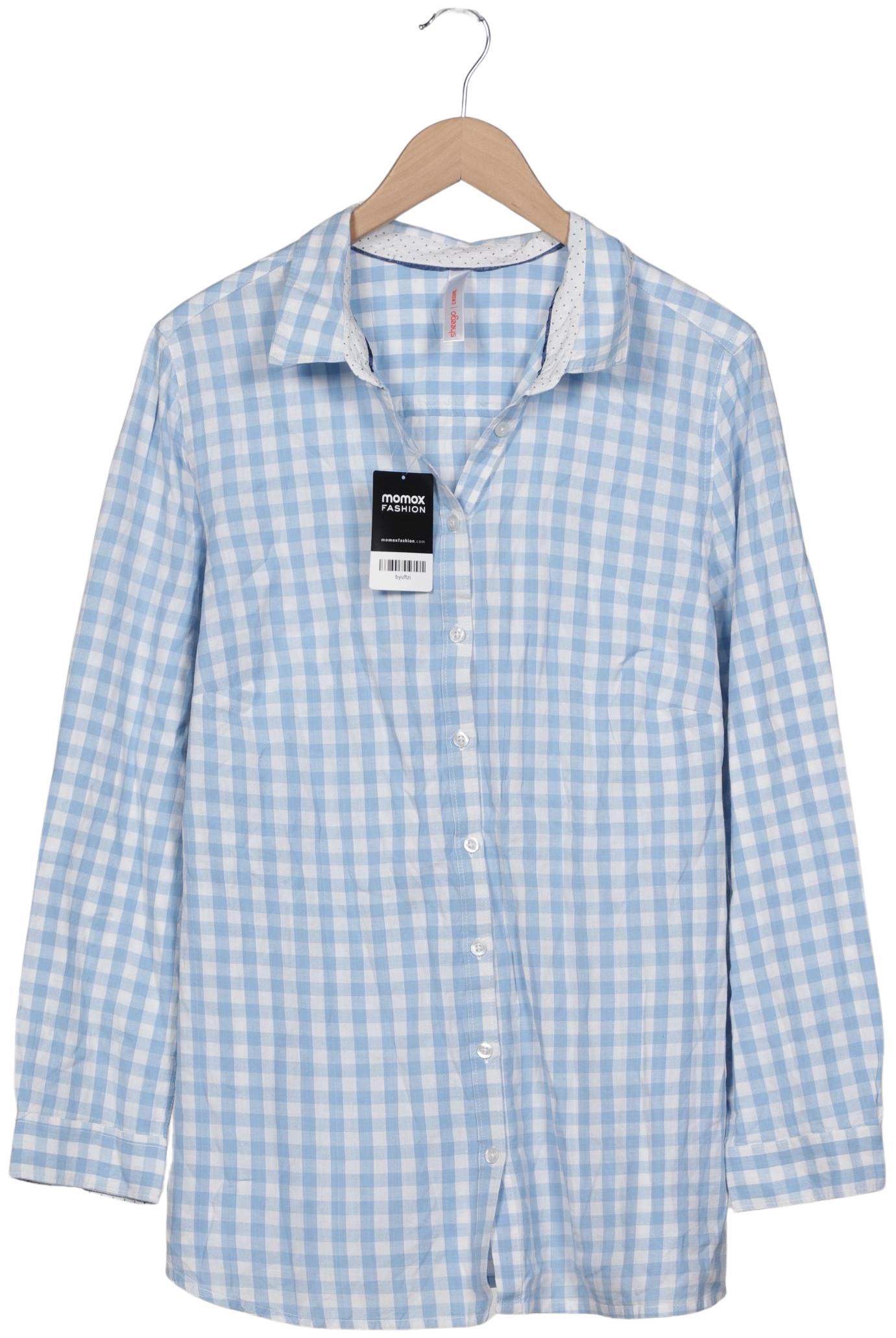 

sheego Damen Bluse, hellblau, Gr. 50