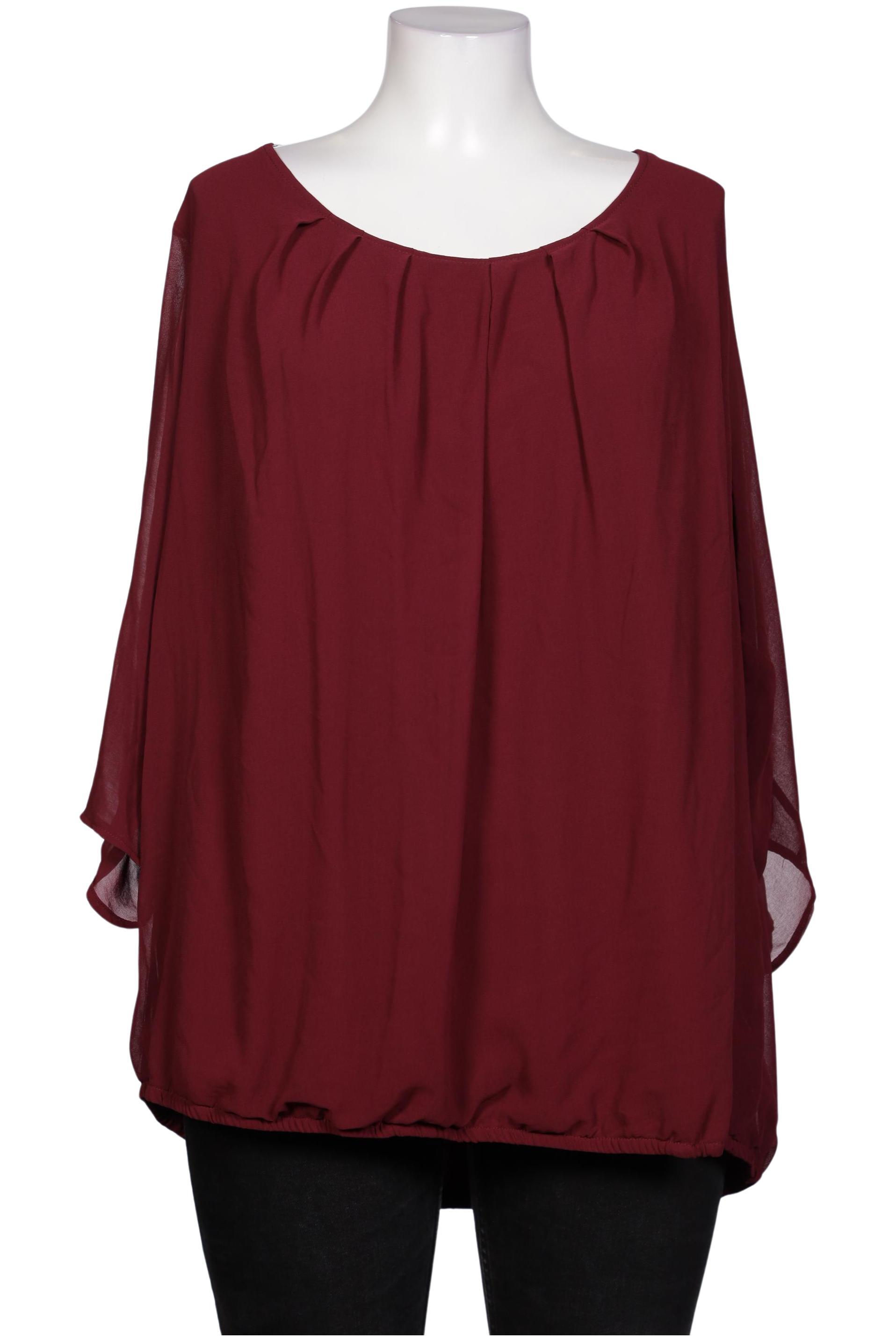 

sheego Damen Bluse, bordeaux, Gr. 52