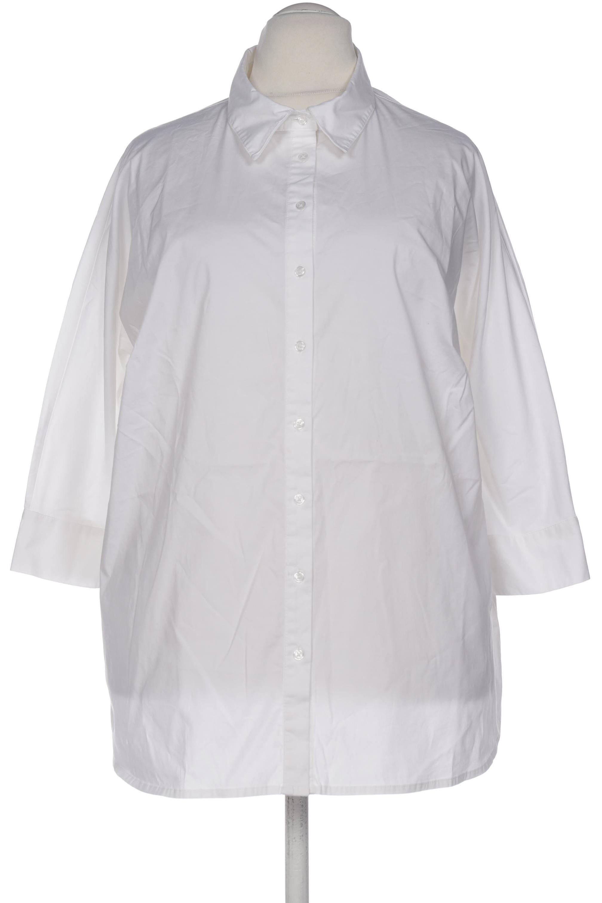 

sheego Damen Bluse, weiß