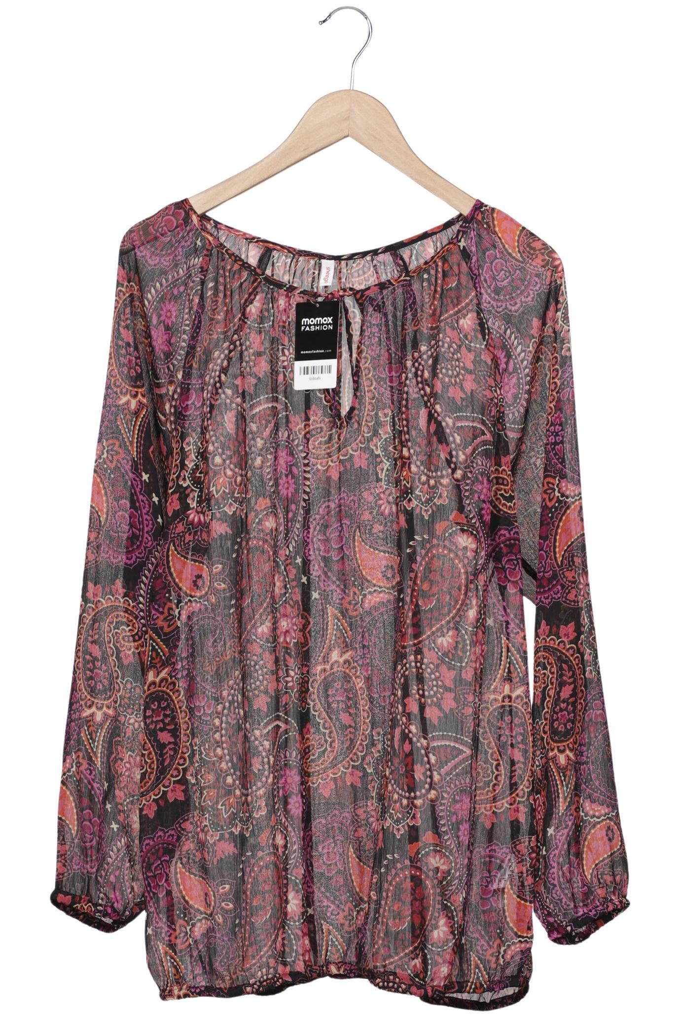 

sheego Damen Bluse, mehrfarbig, Gr. 44