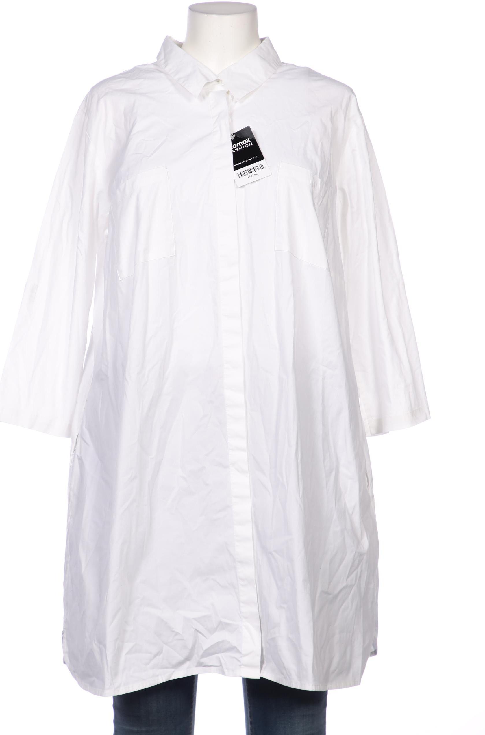 

sheego Damen Bluse, weiß
