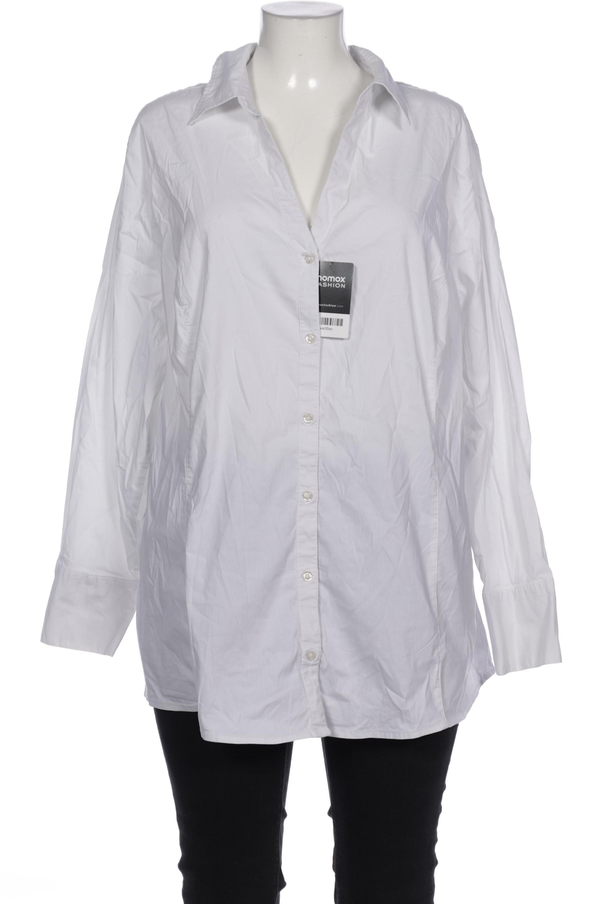 

sheego Damen Bluse, weiß