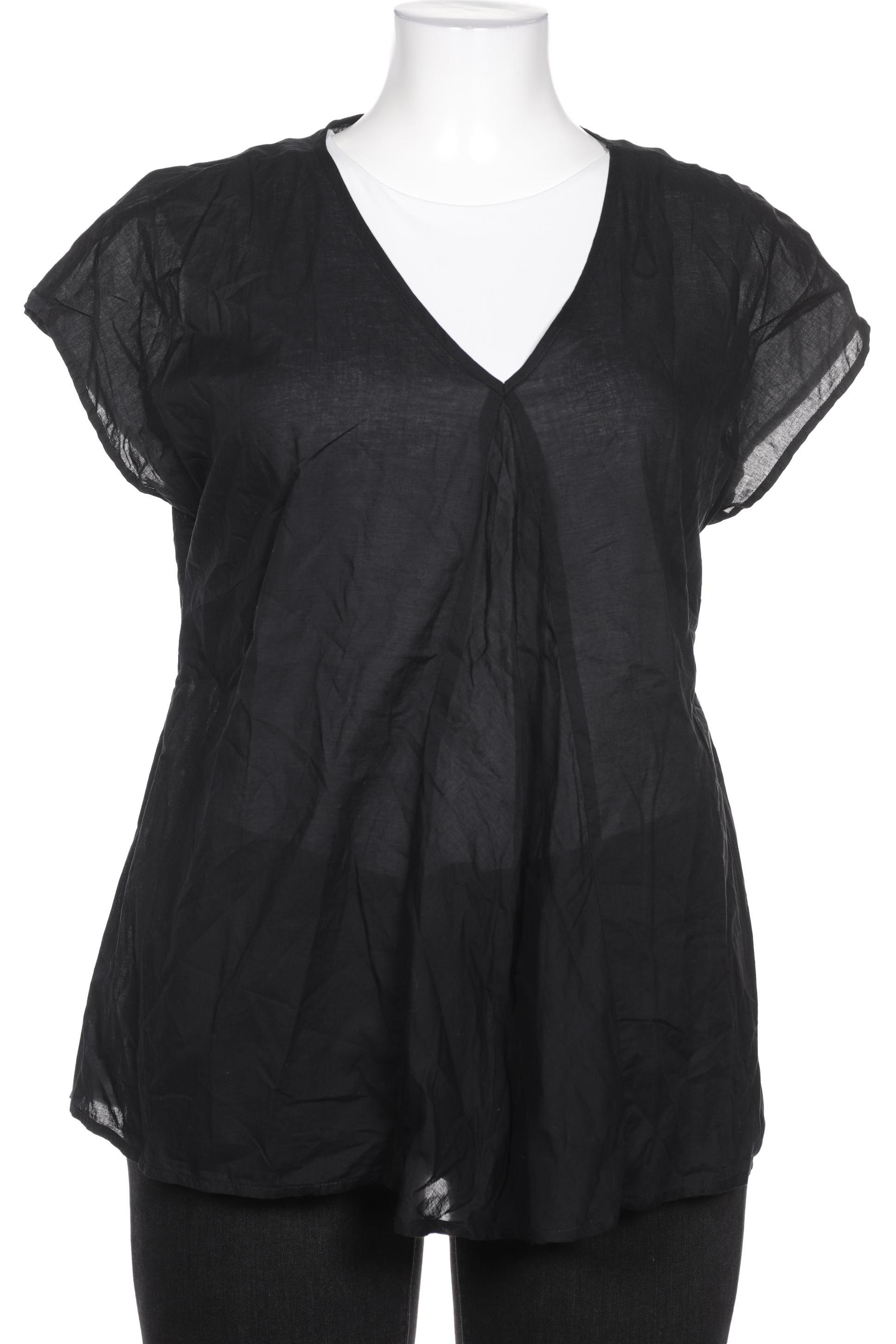 

sheego Damen Bluse, schwarz