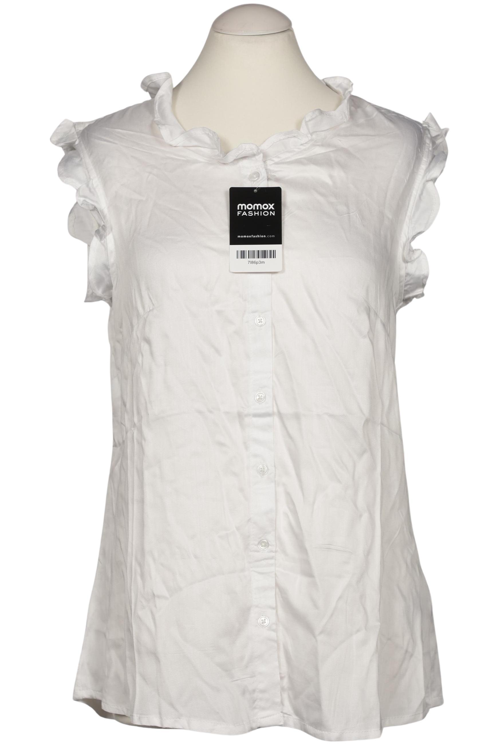 

sheego Damen Bluse, weiß, Gr. 40