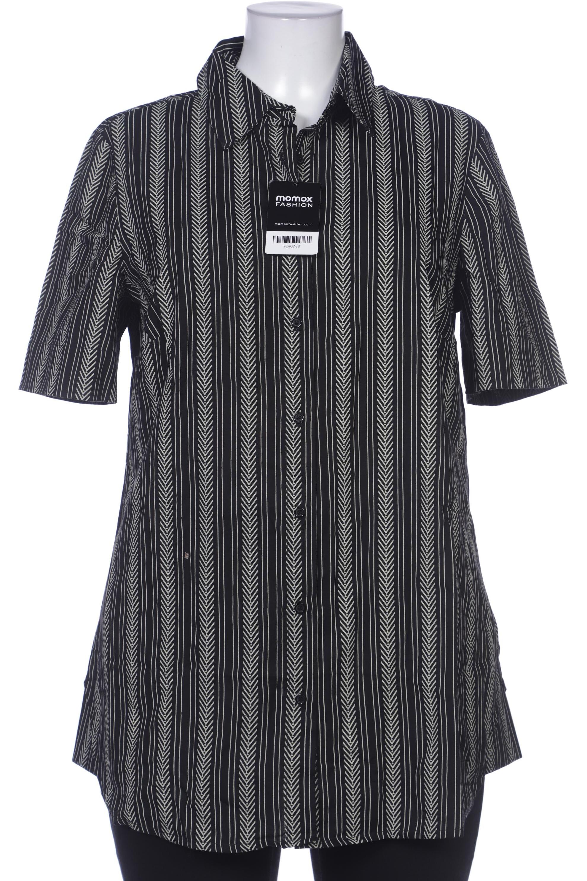 

sheego Damen Bluse, schwarz, Gr. 42