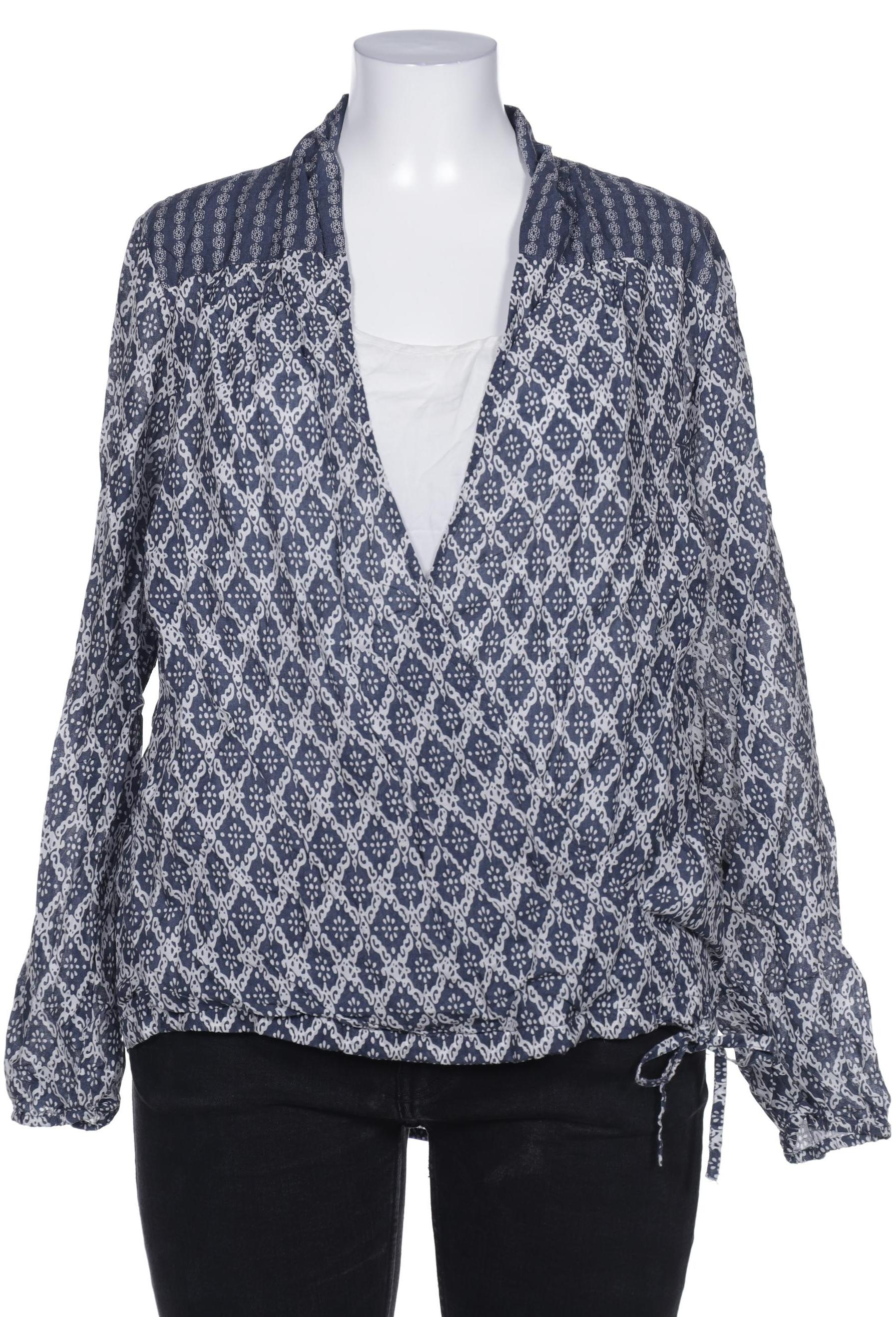 

sheego Damen Bluse, marineblau, Gr. 46