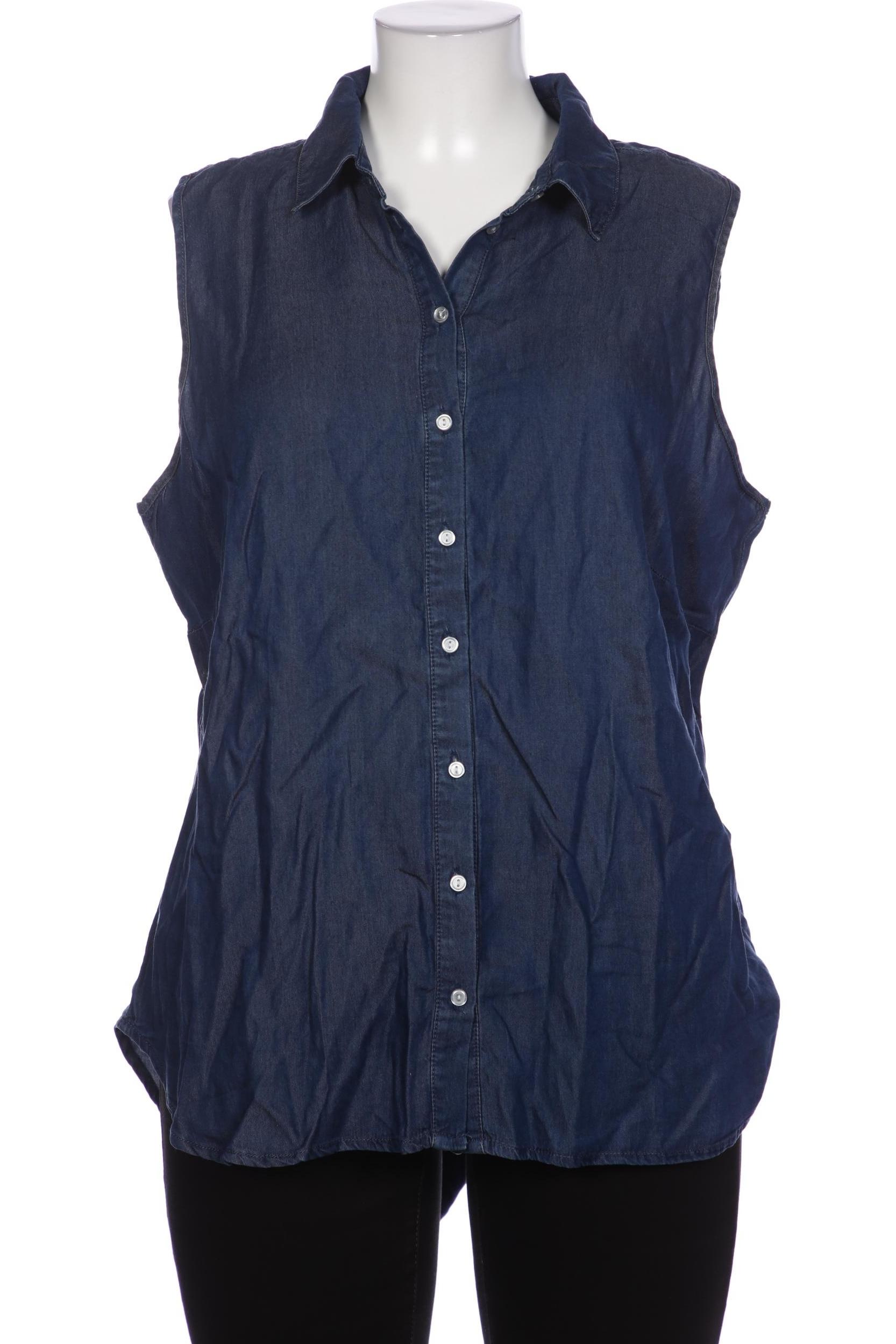 

sheego Damen Bluse, marineblau, Gr. 46