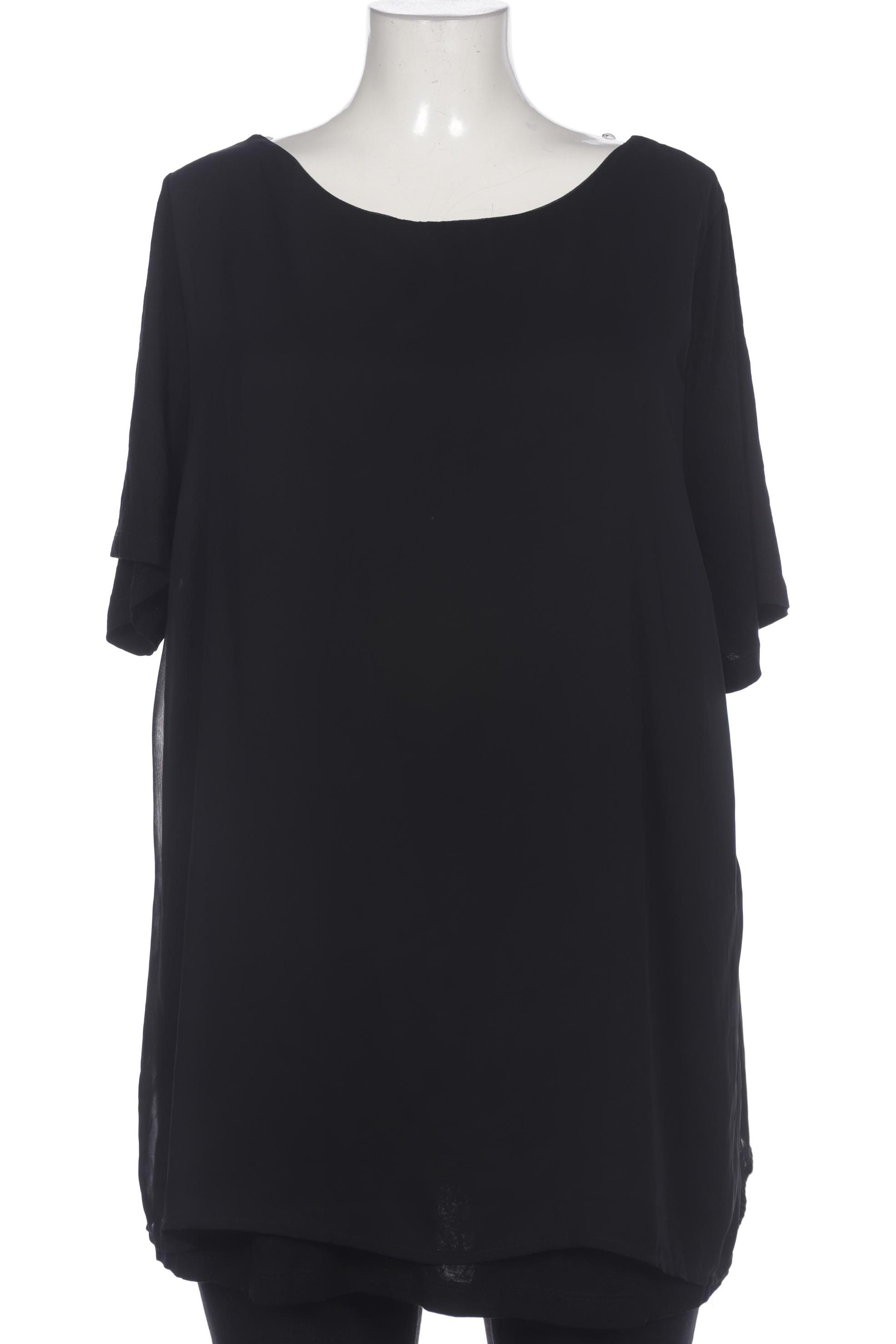 

sheego Damen Bluse, schwarz, Gr. 48