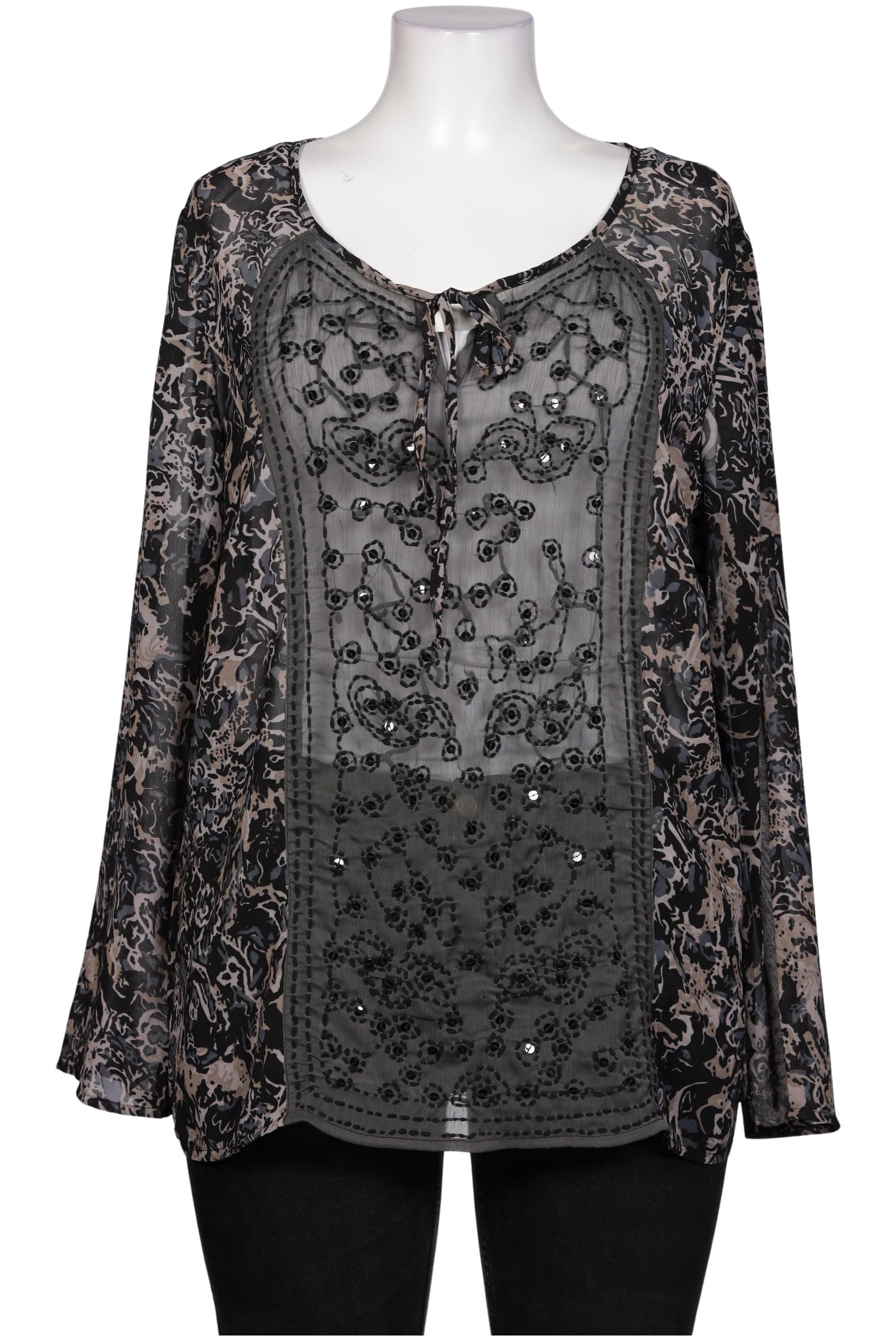 

sheego Damen Bluse, mehrfarbig, Gr. 44