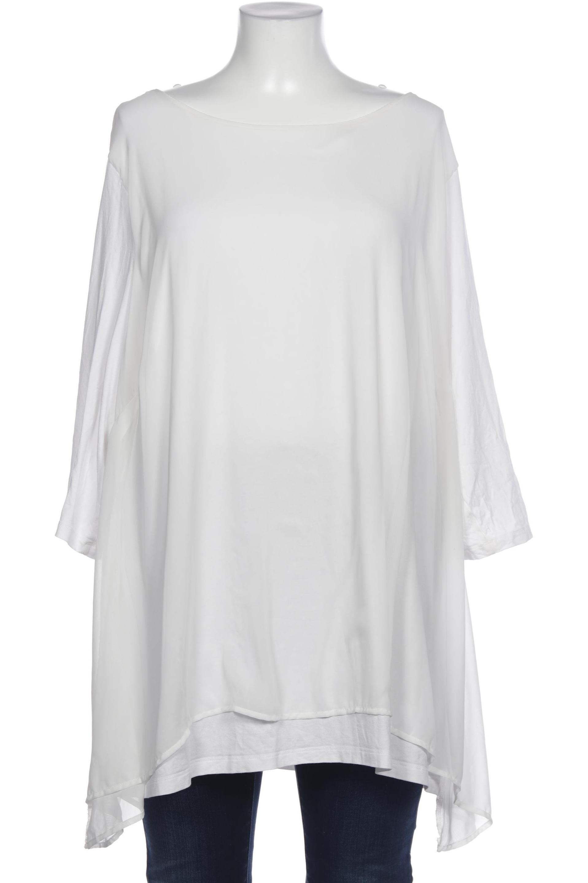 

sheego Damen Bluse, weiß, Gr. 52