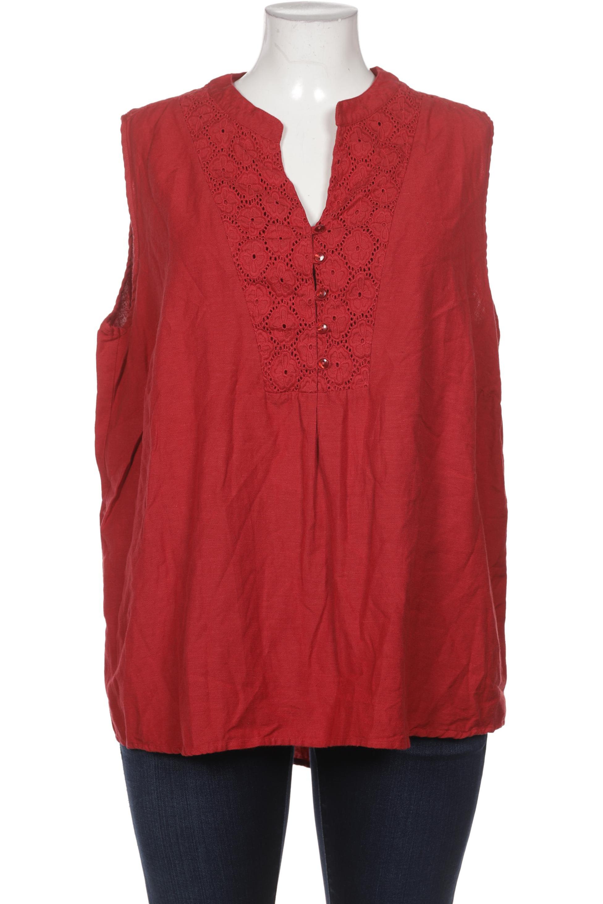 

sheego Damen Bluse, rot, Gr. 52