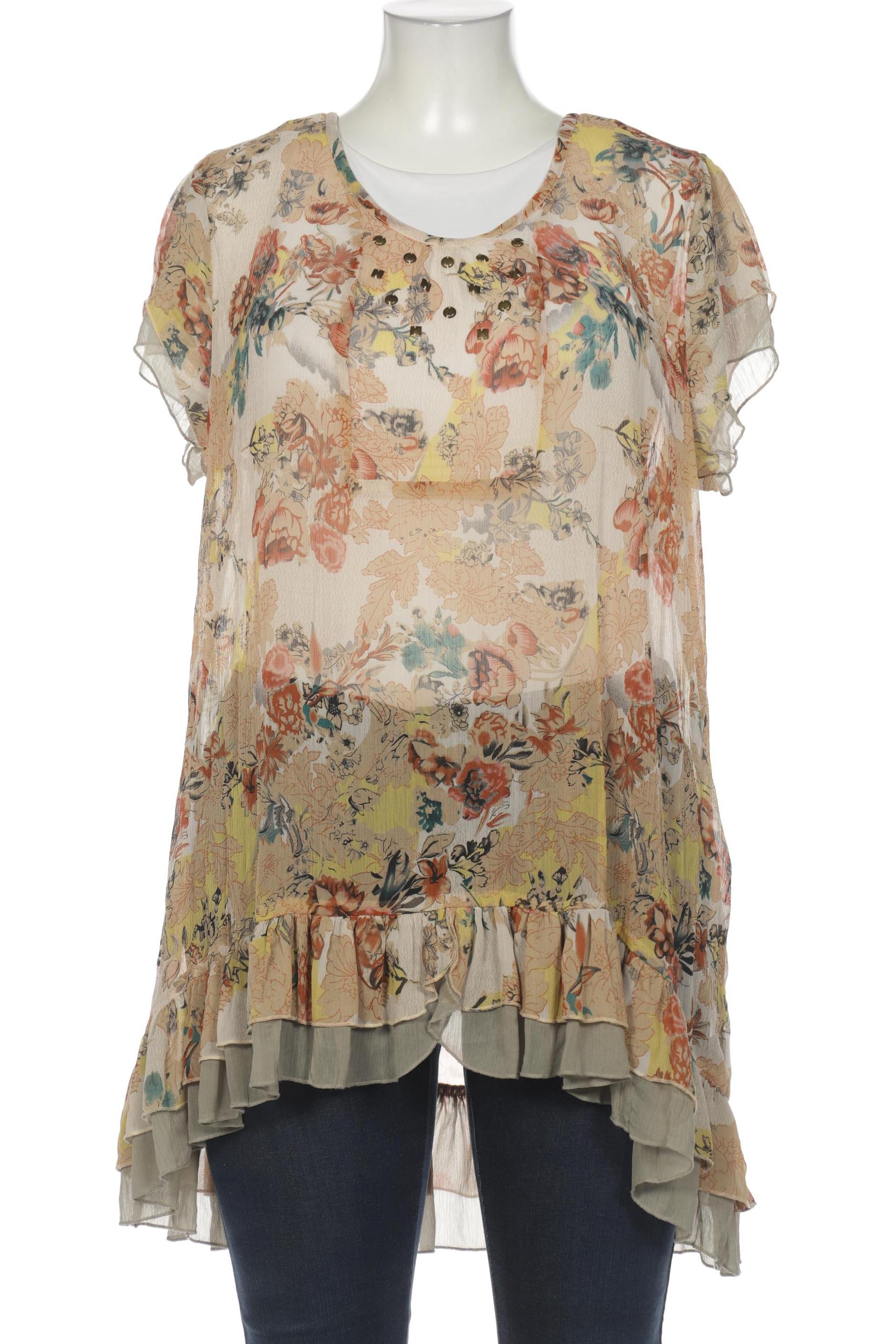 

sheego Damen Bluse, beige