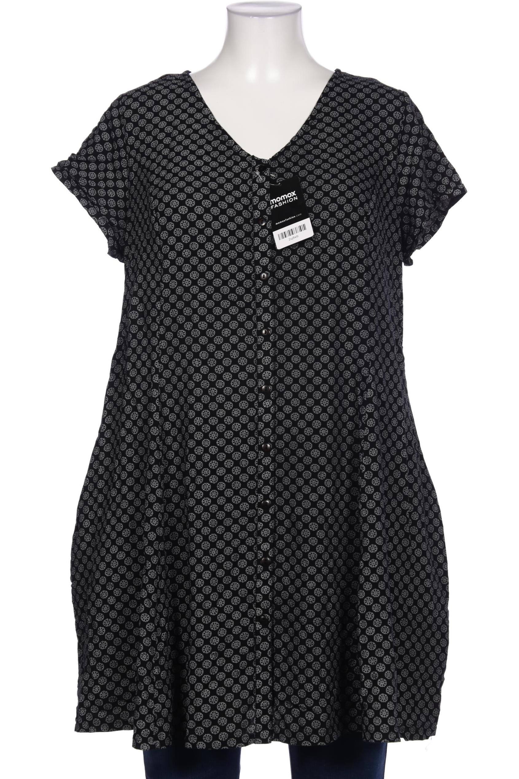 

sheego Damen Bluse, schwarz