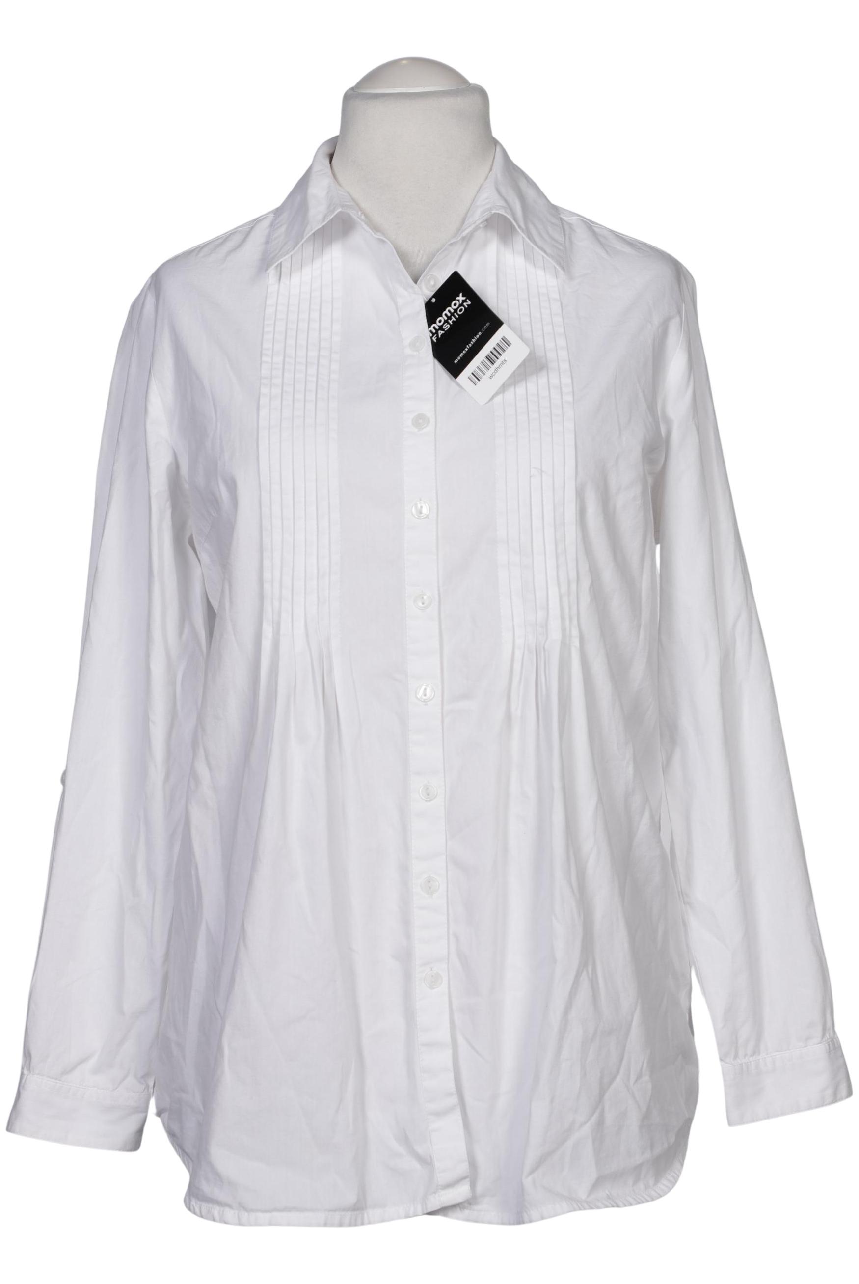 

sheego Damen Bluse, weiß, Gr. 40