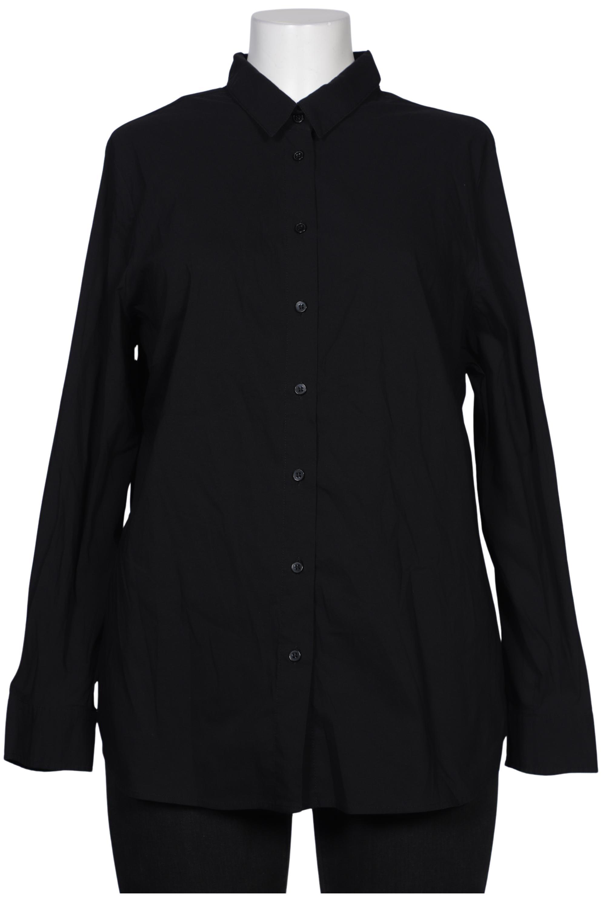 

sheego Damen Bluse, schwarz, Gr. 48