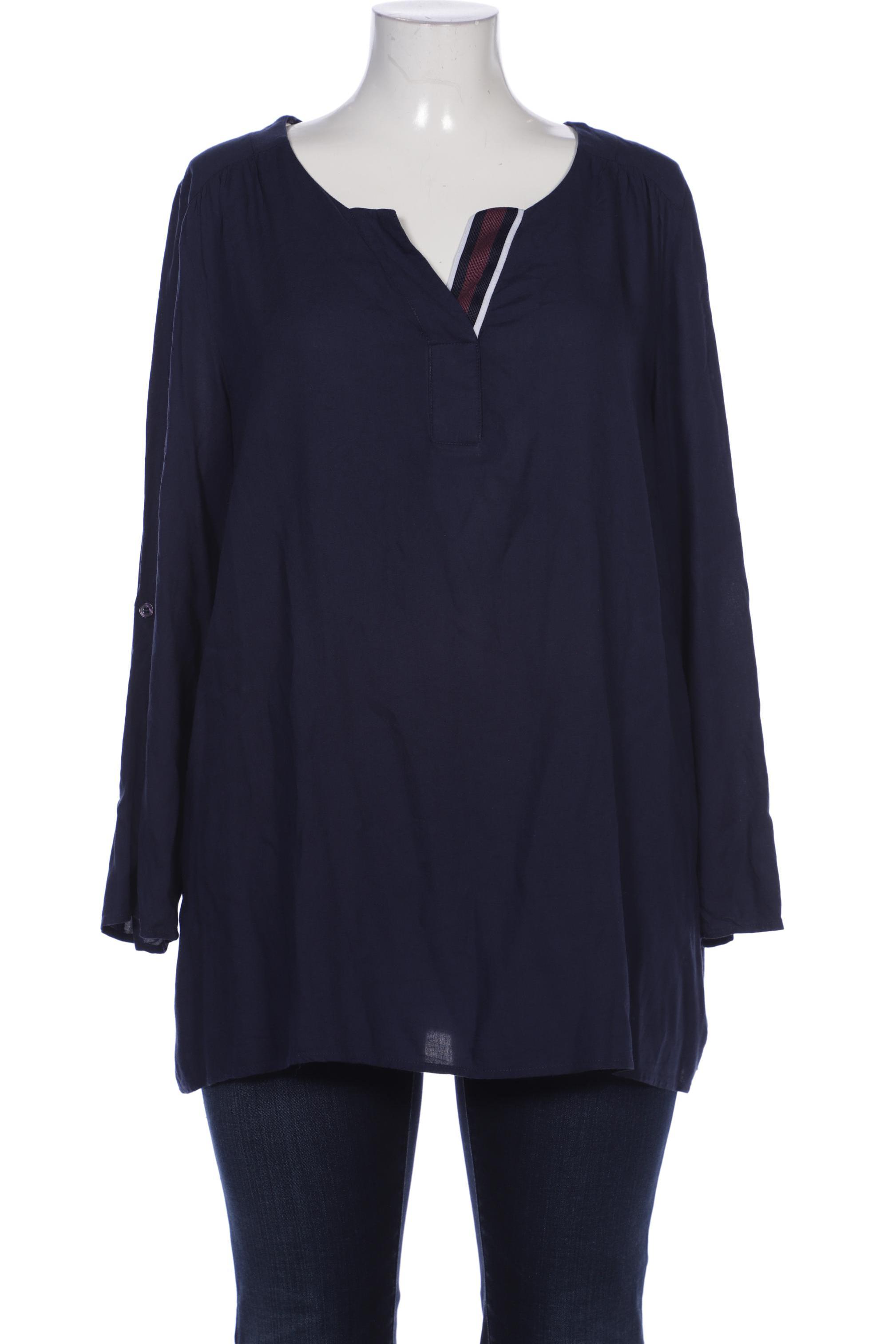 

sheego Damen Bluse, marineblau, Gr. 48