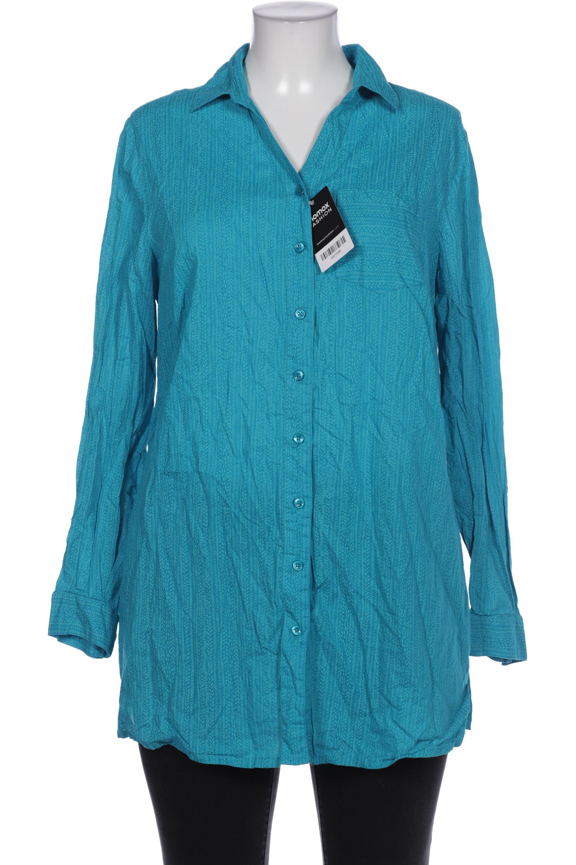 

sheego Damen Bluse, blau, Gr. 44