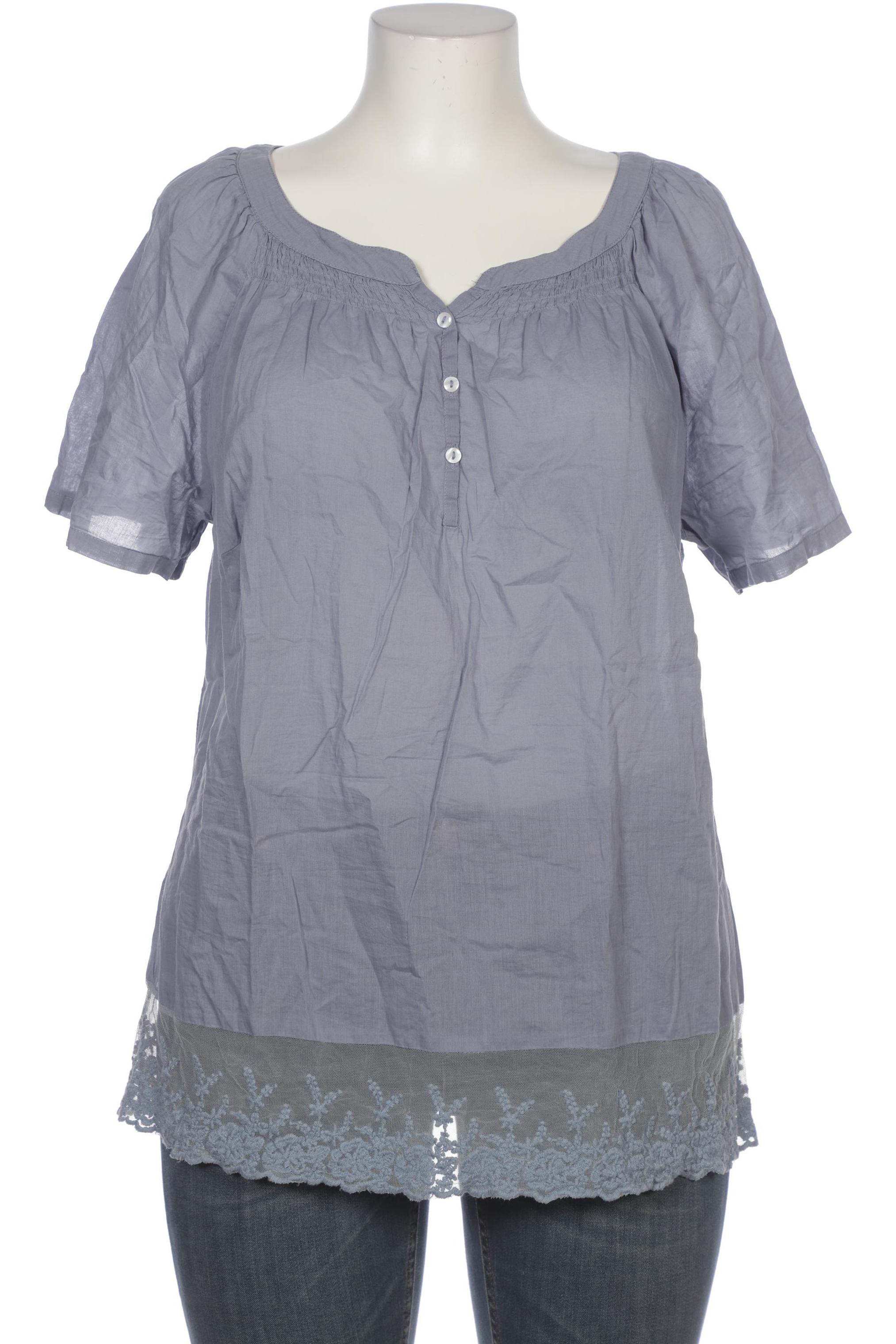 

sheego Damen Bluse, blau
