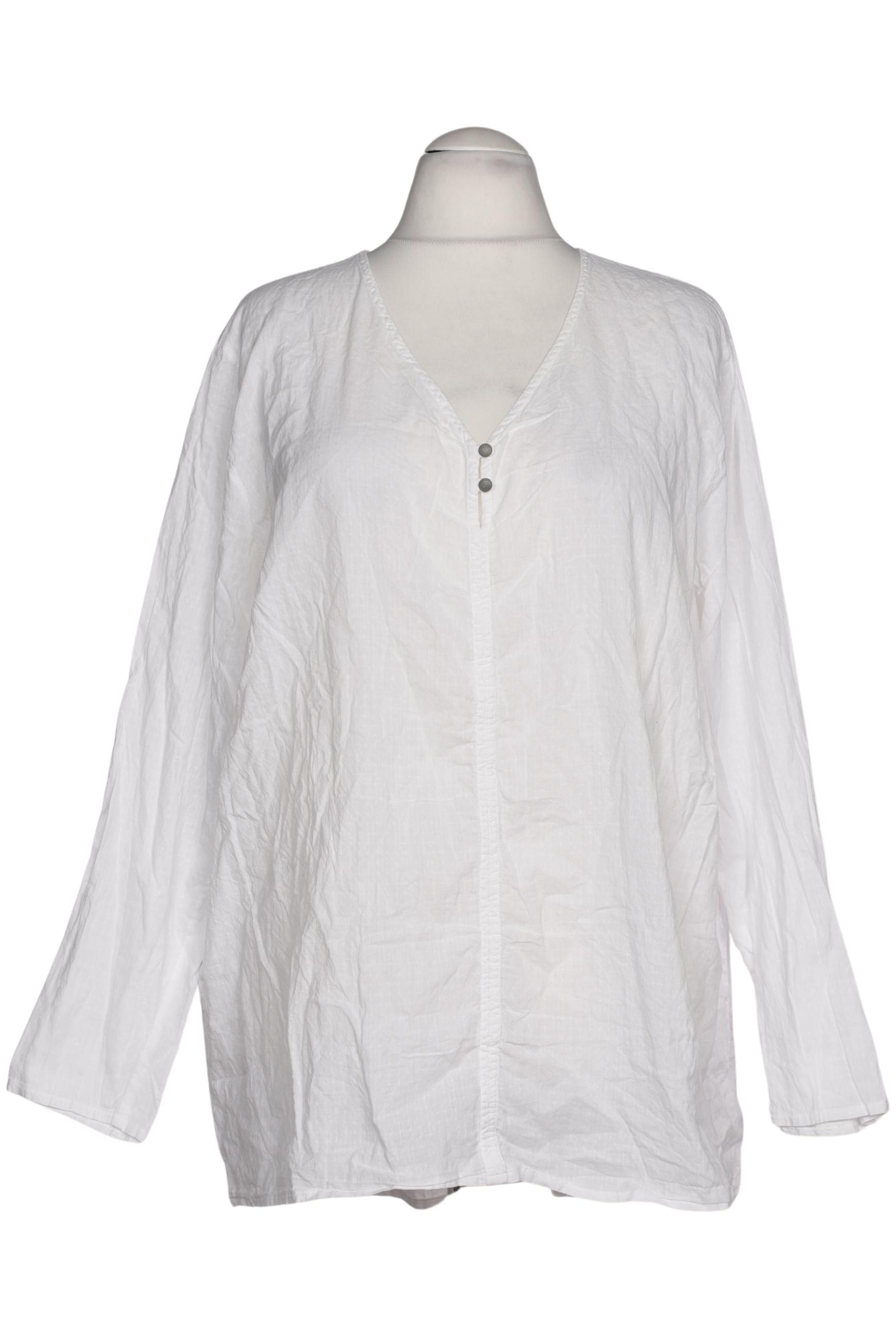 

sheego Damen Bluse, weiß, Gr. 54