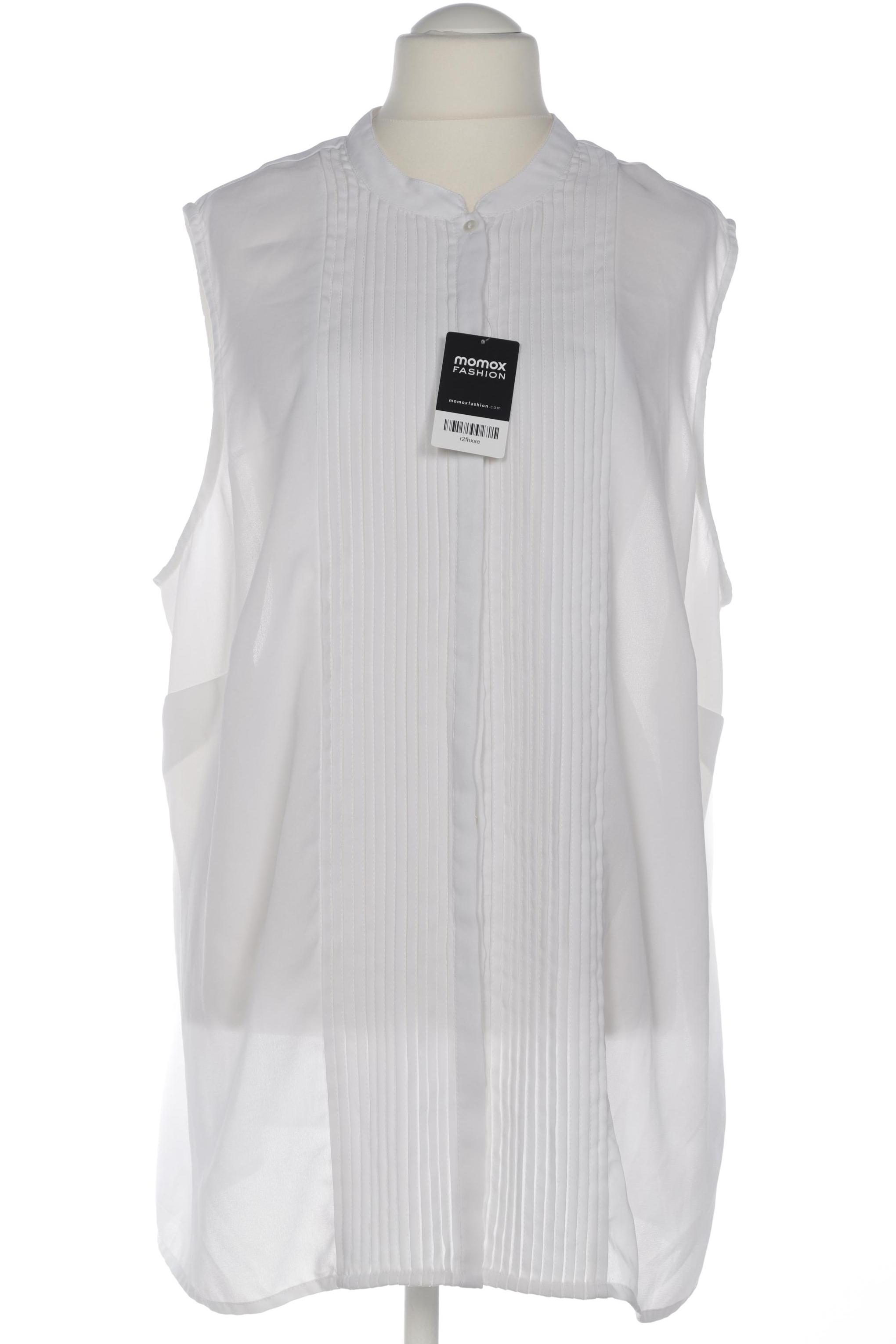 

sheego Damen Bluse, weiß, Gr. 56