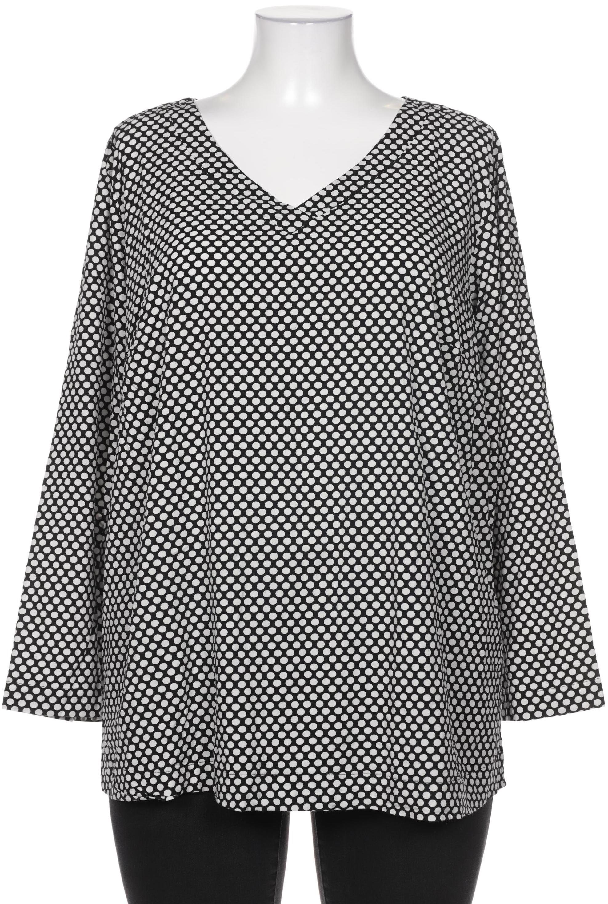 

sheego Damen Bluse, schwarz, Gr. 48
