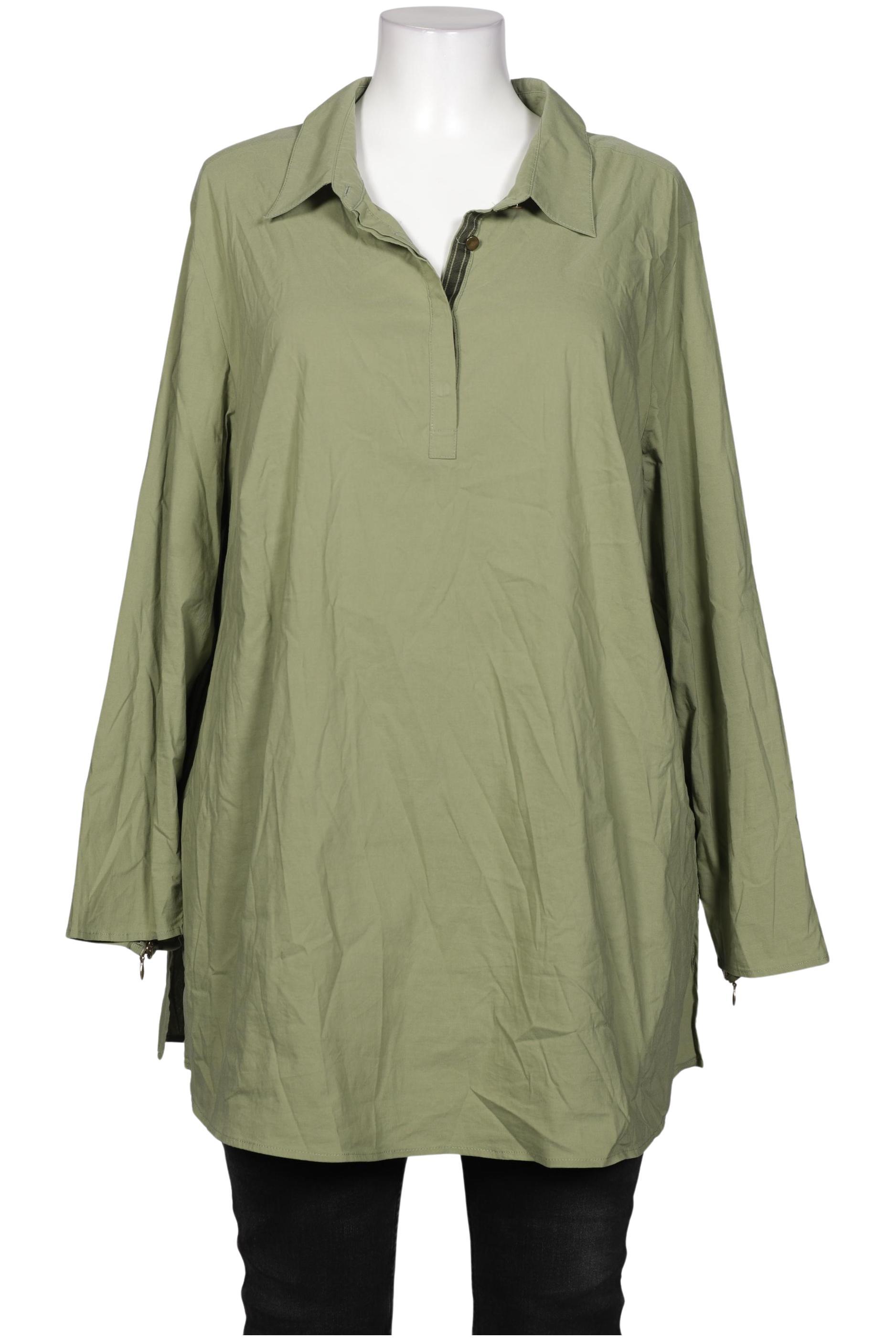 

sheego Damen Bluse, grün, Gr. 46