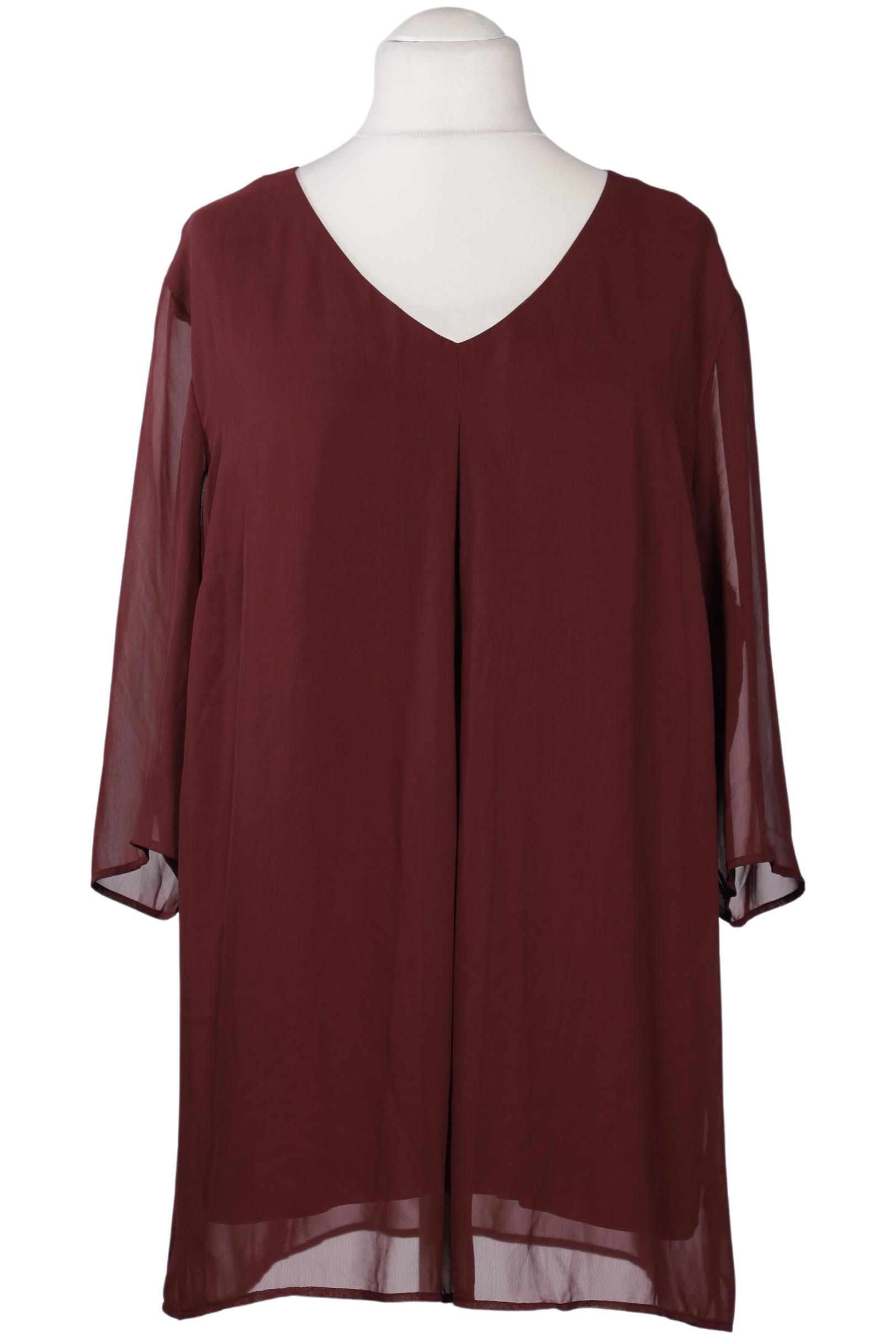 

sheego Damen Bluse, bordeaux, Gr. 50