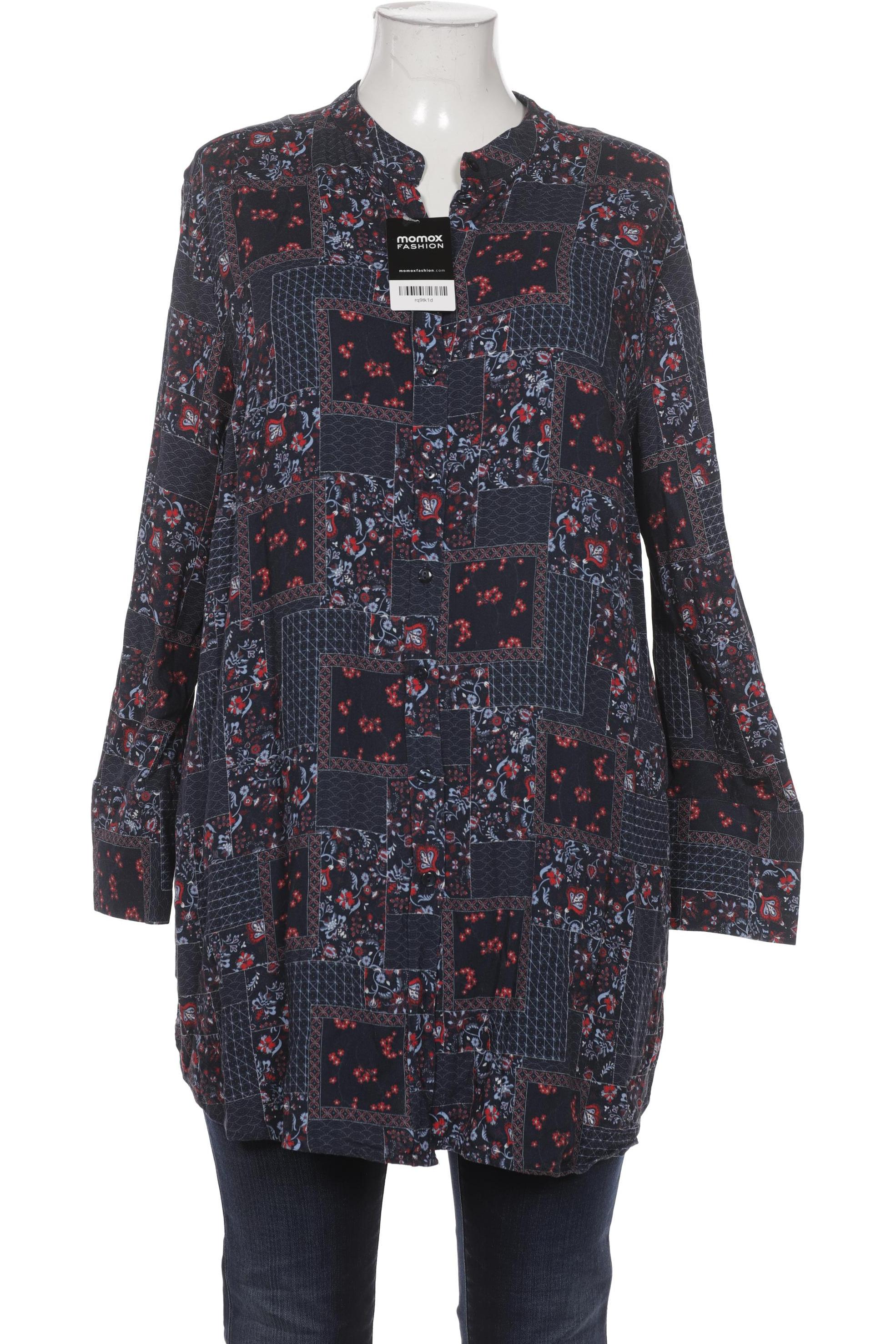 

sheego Damen Bluse, marineblau, Gr. 48