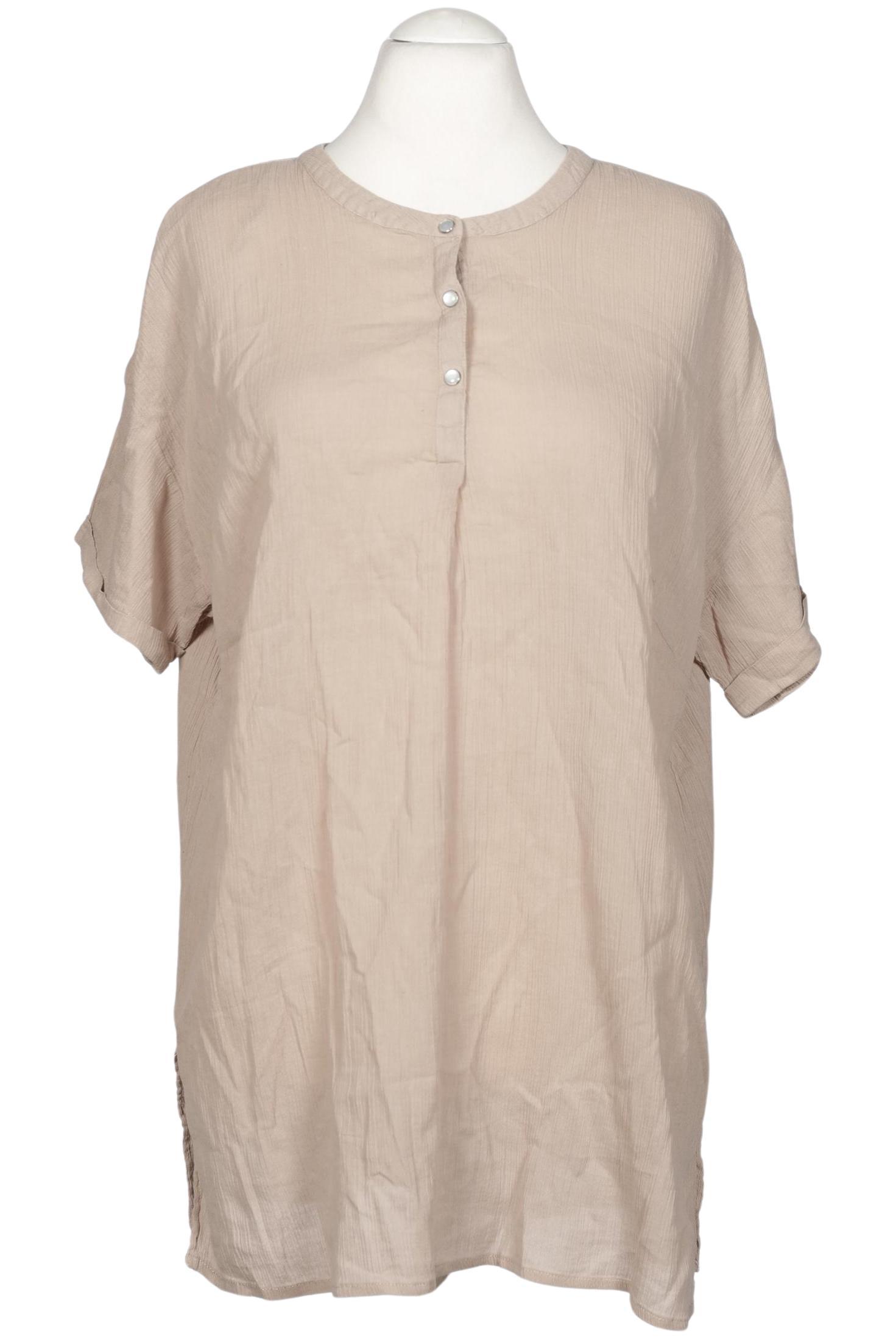

sheego Damen Bluse, beige, Gr. 46