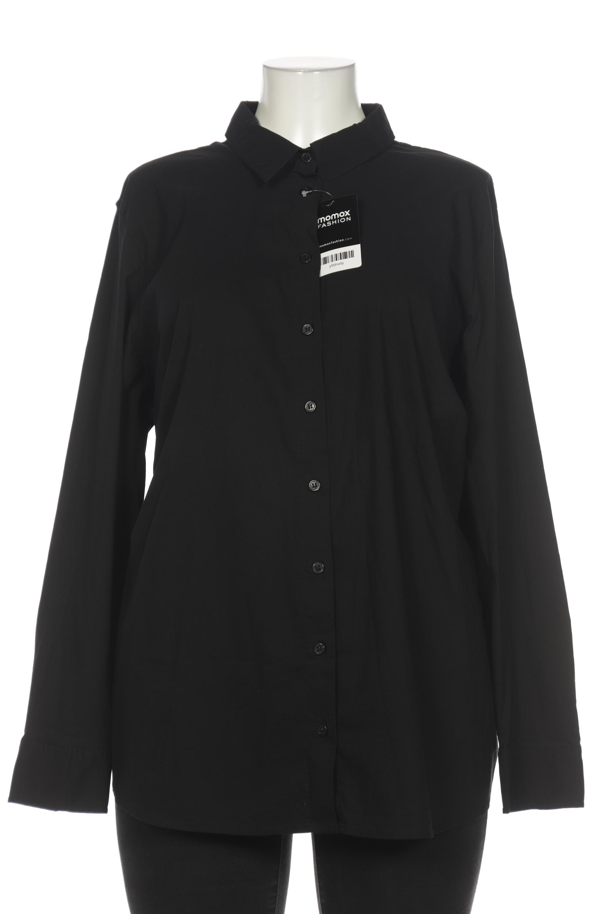 

sheego Damen Bluse, schwarz